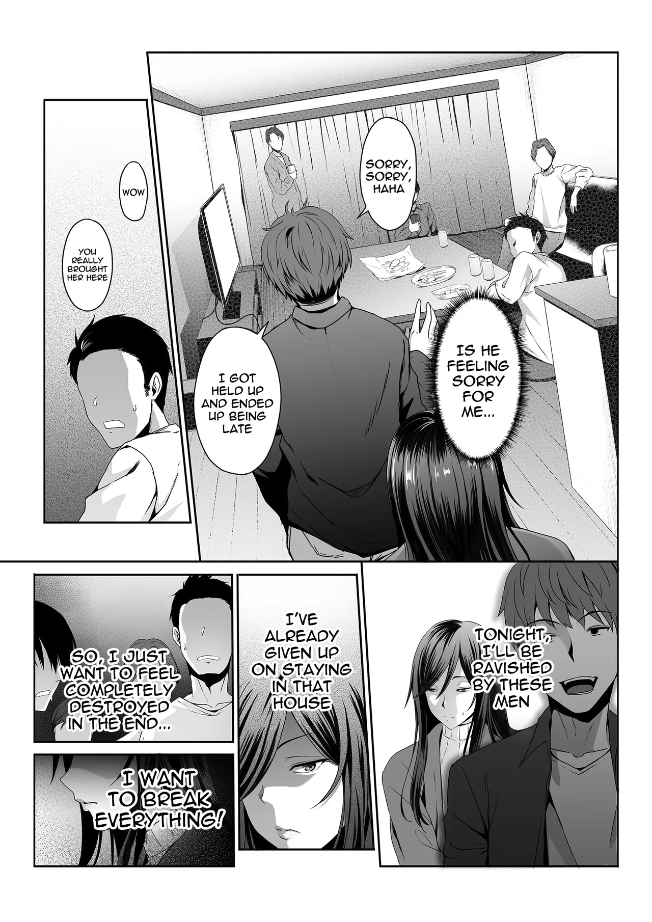 [Yareba Dekiru Ko.] Hitozuma Omocha -Danna ni mo, Musuko ni mo Mesetsukete, Keibetsusaretai- | Married Woman Toy - I want to be despised by my husband and son [English] [meganekun_tl] - Page 15