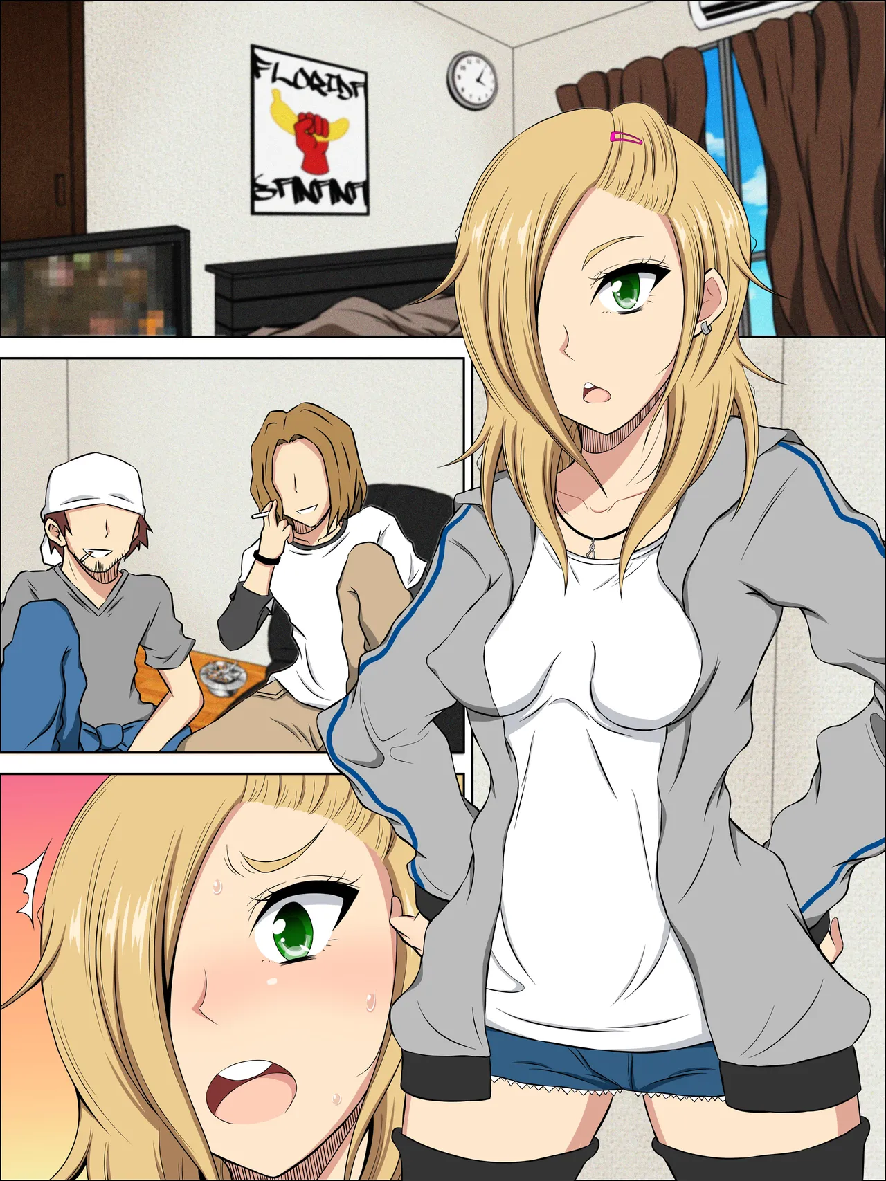 Imouto Yankee Megucchi no Fudeoroshi Days! page 39 original parody - stockings big breasts hentai manga - read online free