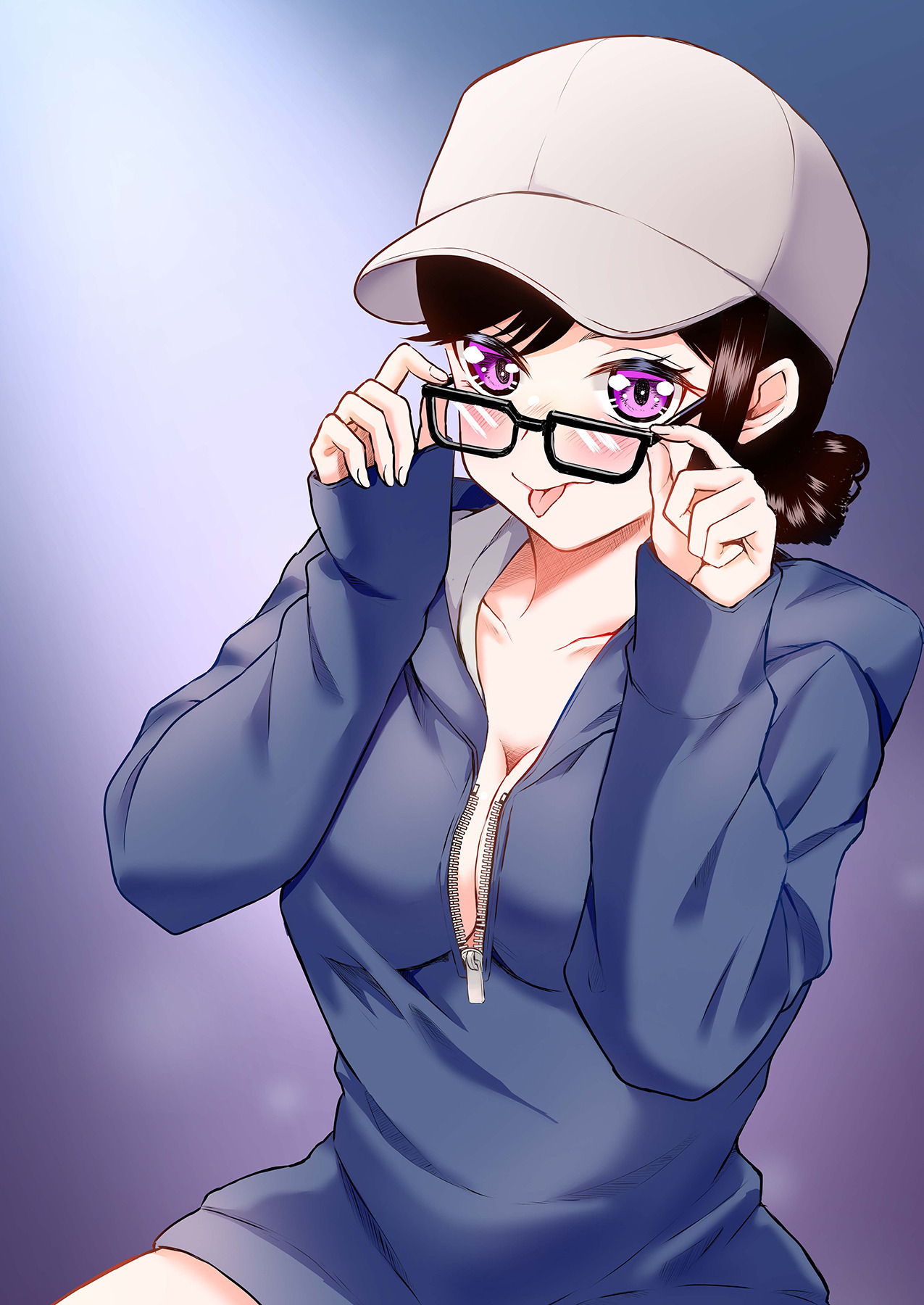 Oshi to Kanojo page 60 - full censorship twintails hentai manga - read online free