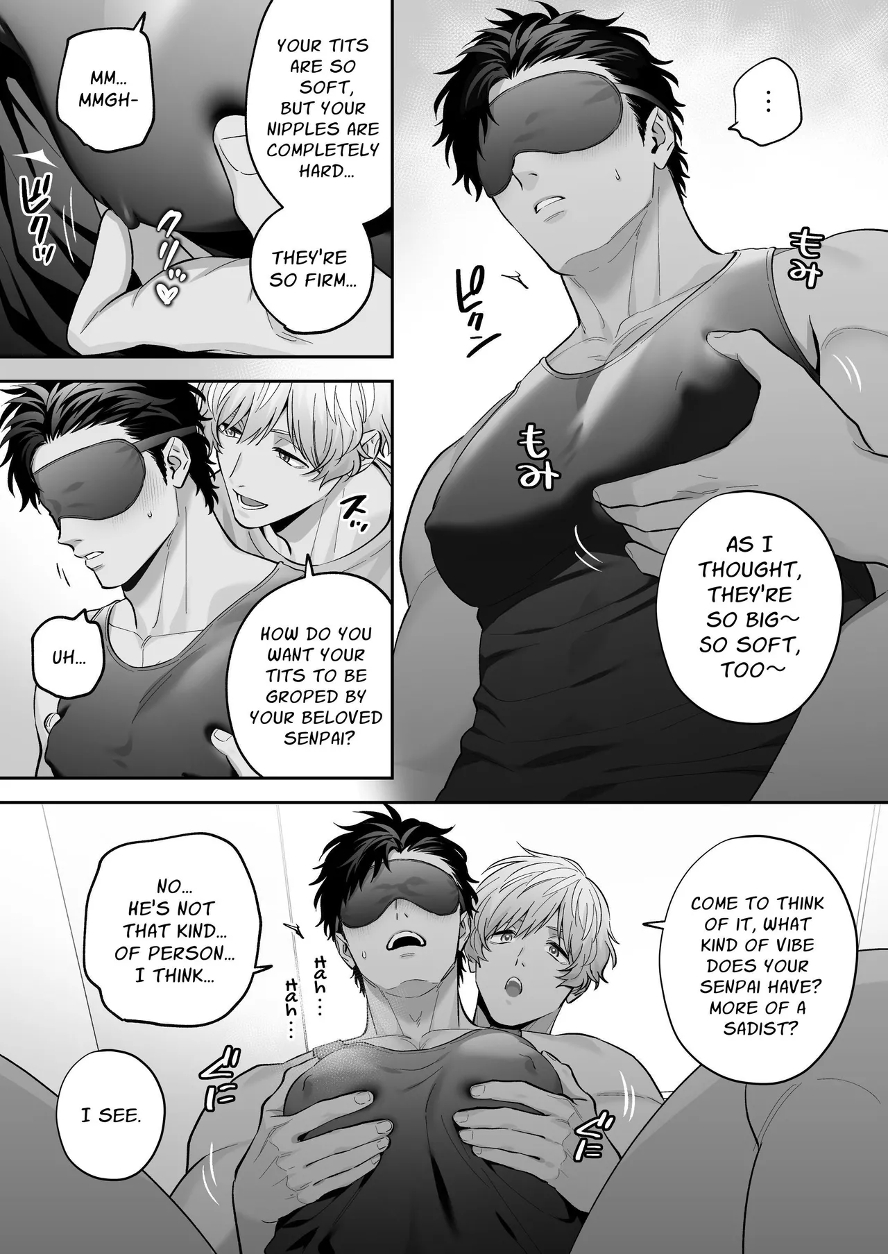 Shiro-Kuro Sex: page 28 original parody - pegging anal hentai manga - read online free