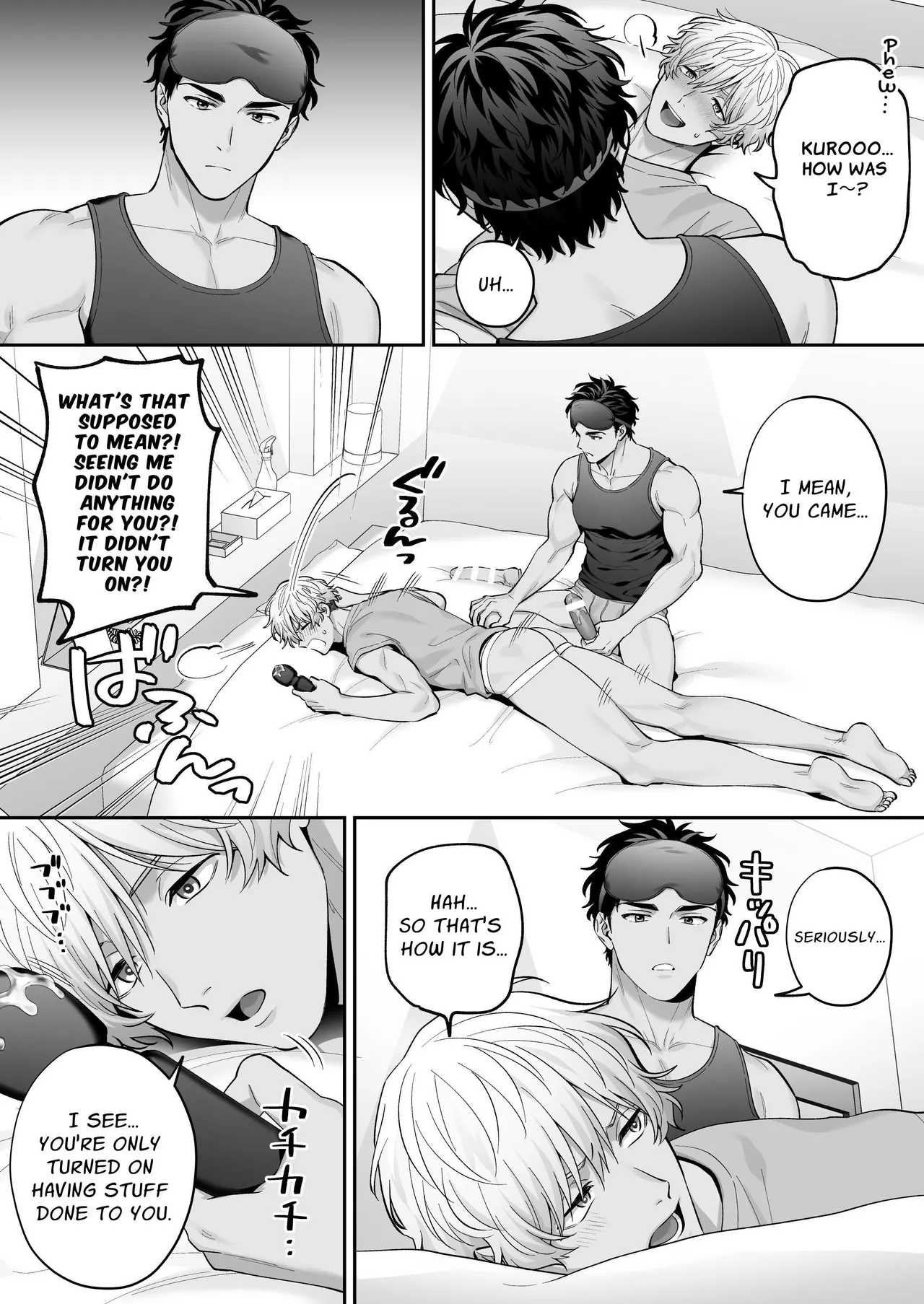 Shiro-Kuro Sex: page 46 original parody - pegging anal hentai manga - read online free