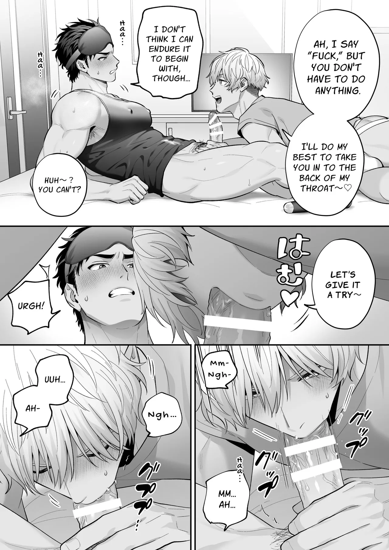 Shiro-Kuro Sex: page 60 original parody - pegging anal hentai manga - read online free