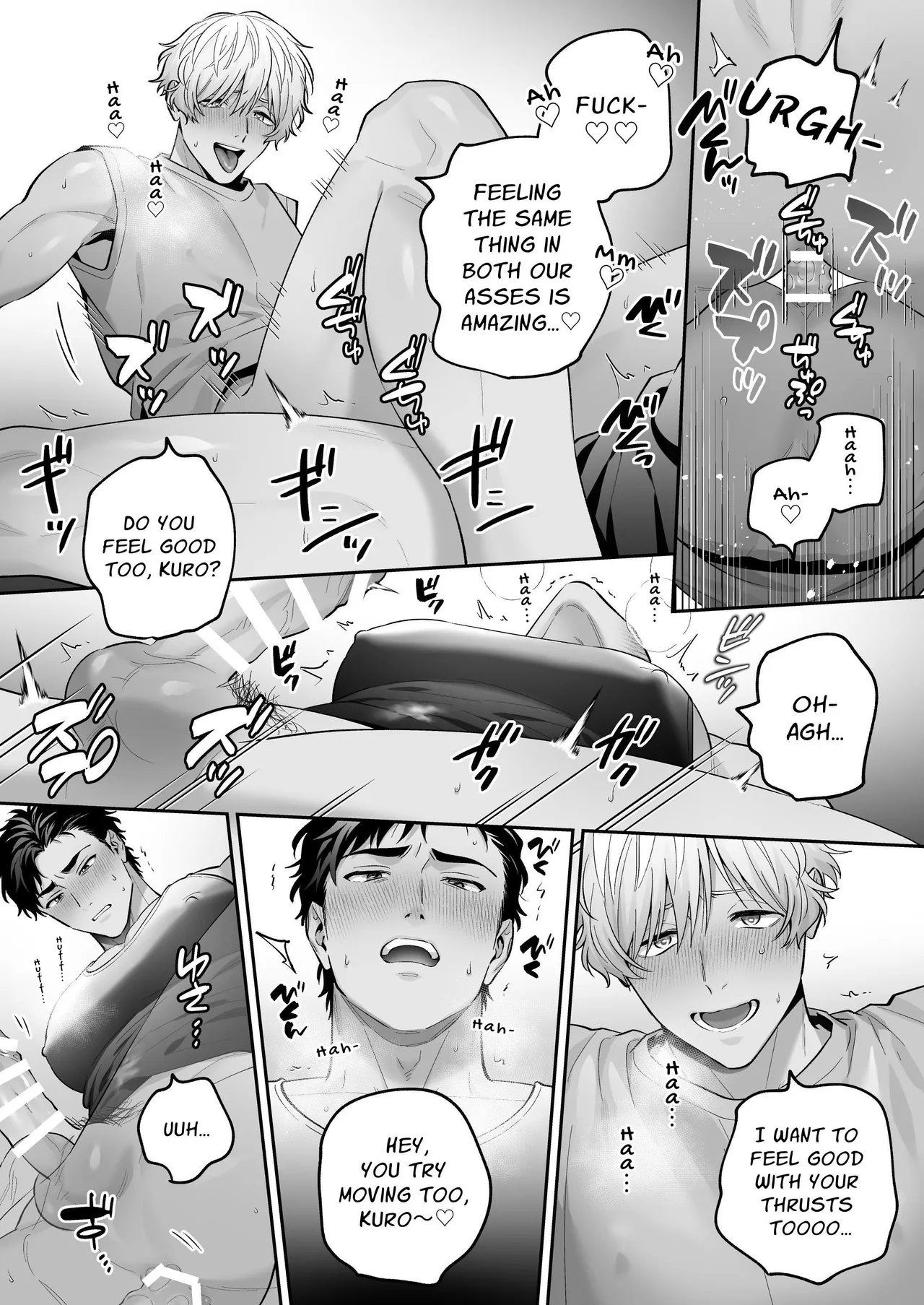 Shiro-Kuro Sex: page 77 original parody - pegging anal hentai manga - read online free