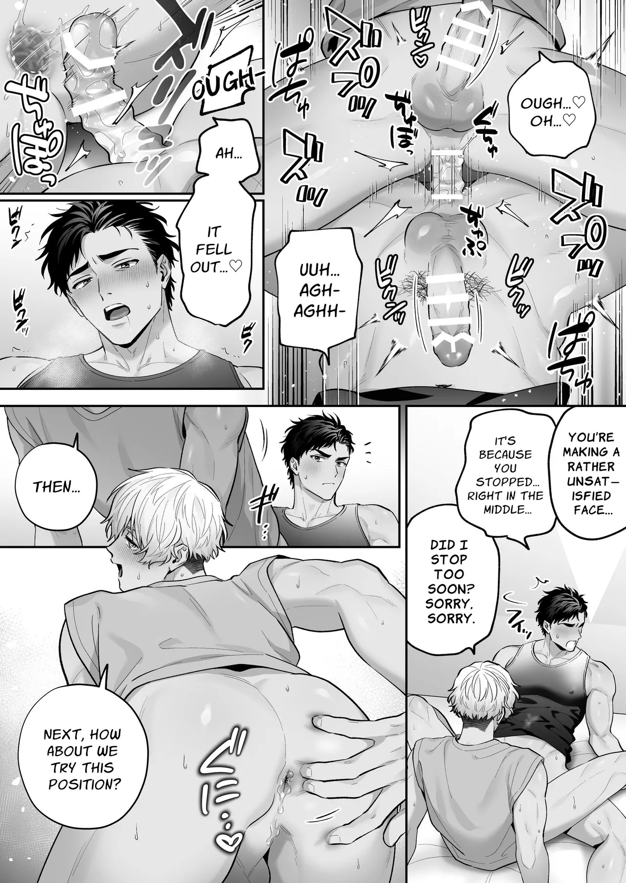 Shiro-Kuro Sex: page 79 original parody - pegging anal hentai manga - read online free