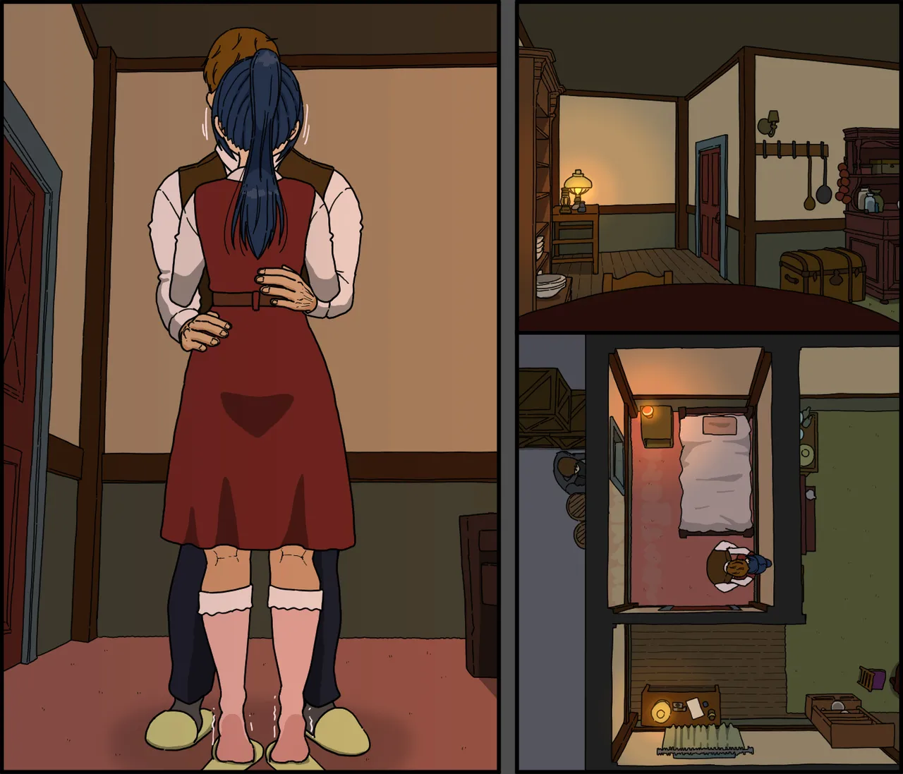 Kaijushi Sera Inkei ni Ochiru page 95 original parody - sweating kissing hentai manga - read online free