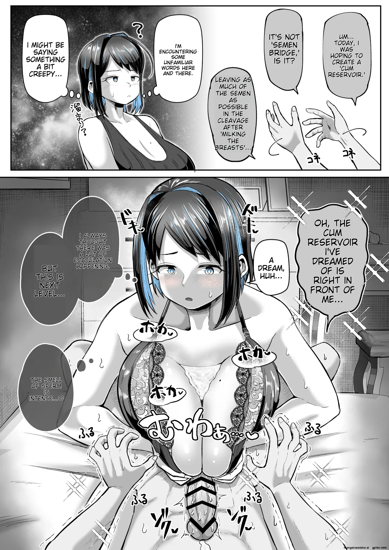 This is the story of how she came to love titjobs! page 10 original parody - paizuri rough translation hentai manga - read online free