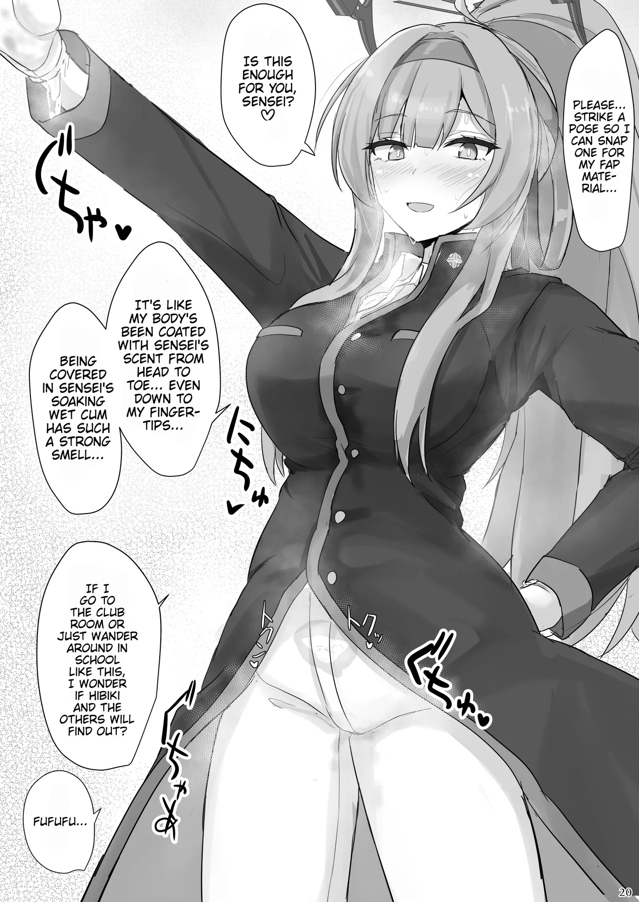 Shiraishi Utaha ni Ouen Saretai | I Want To Be Cheered On By Shiraishi Utaha page 19 featuring utaha shiraishi blue archive parody - sole female sole male hentai manga - read online free