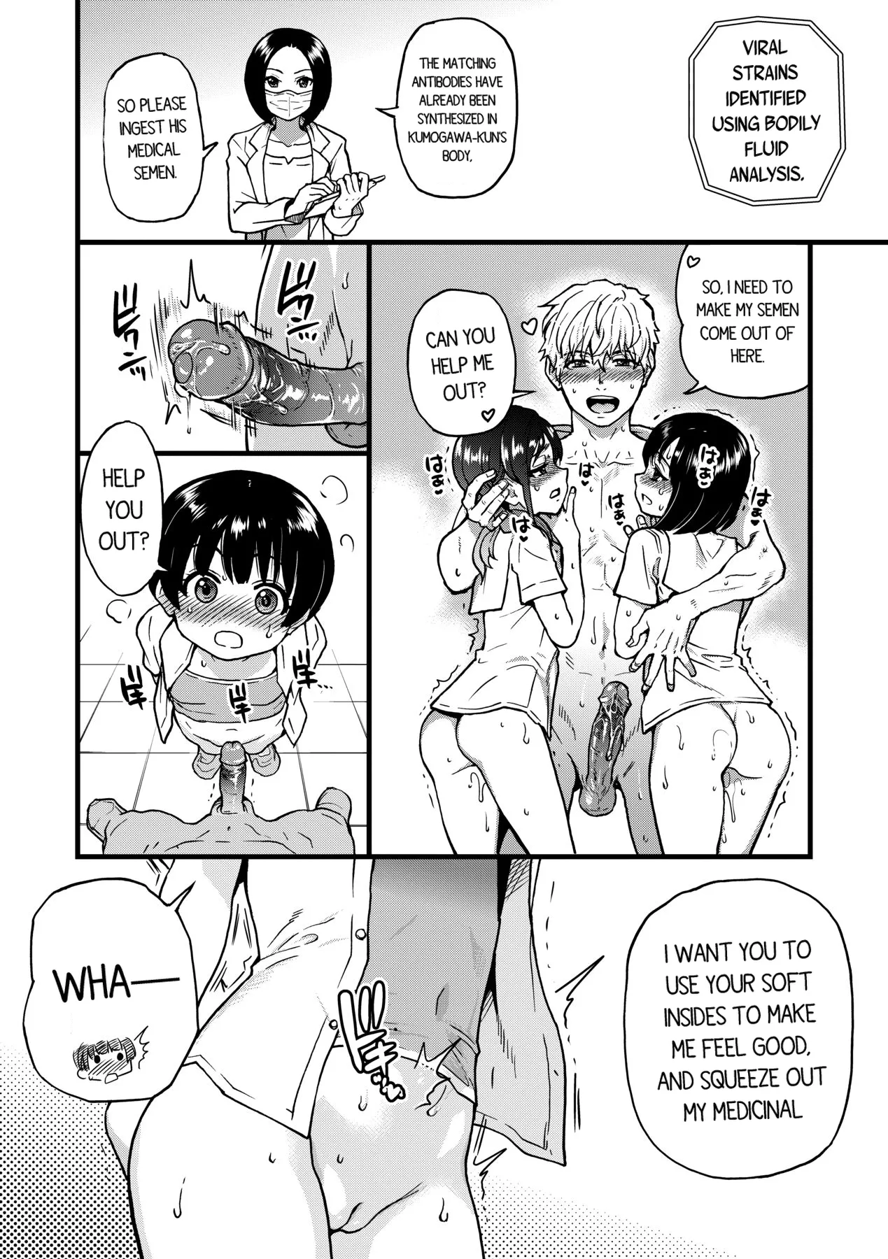 Boku no Seieki de Honpuku Kaiyu!! page 111 - sole male nakadashi hentai manga - read online free