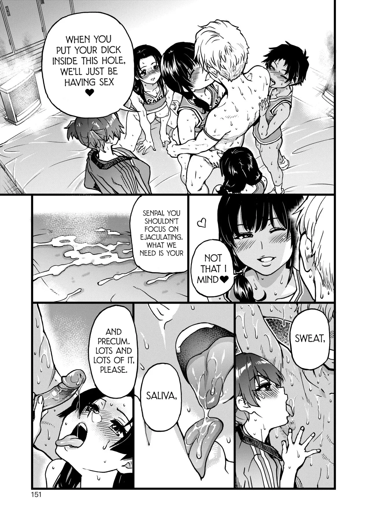 Boku no Seieki de Honpuku Kaiyu!! page 154 - sole male nakadashi hentai manga - read online free