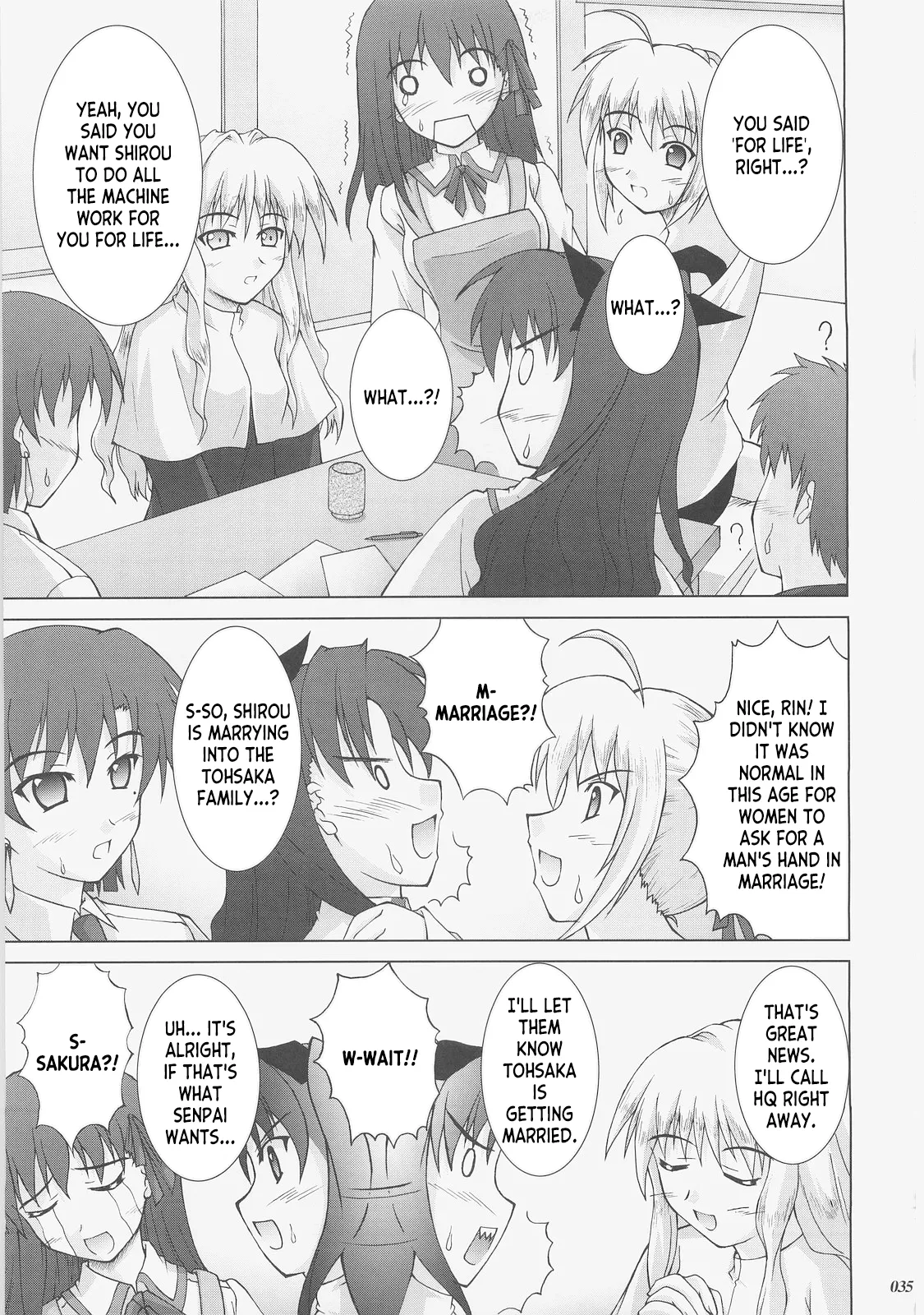 Kaiki Gesshoku | Regressive Eclipse page 34 featuring rin tosaka fate stay night parody - read online free