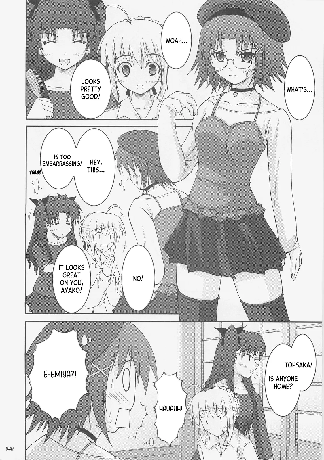 Kaiki Gesshoku | Regressive Eclipse page 39 featuring rin tosaka fate stay night parody - read online free