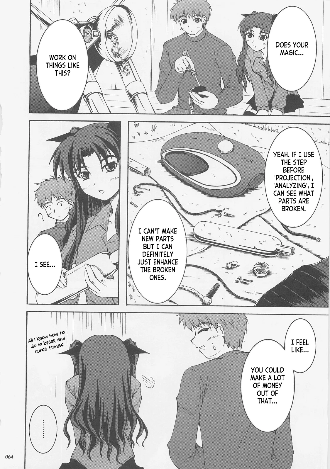 Kaiki Gesshoku | Regressive Eclipse page 63 featuring rin tosaka fate stay night parody - read online free