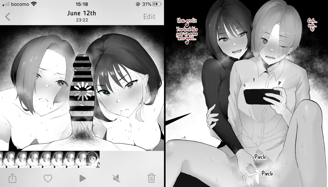As Lesbians Whose Sex Life is in a Slump and are in Need of New Stimulation, is it Okay for the Scent of Cock to Awaken our Female Instincts? page 13 original parody - sole male nakadashi hentai manga - read online free