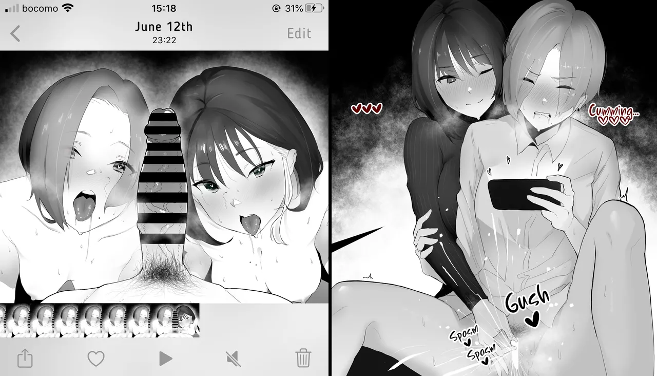 As Lesbians Whose Sex Life is in a Slump and are in Need of New Stimulation, is it Okay for the Scent of Cock to Awaken our Female Instincts? page 17 original parody - handjob sweating hentai manga - read online free