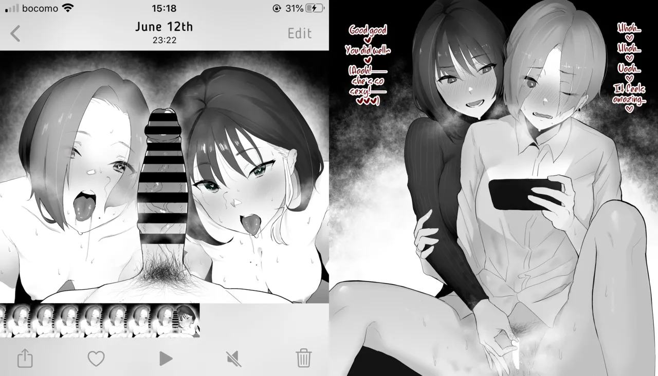 As Lesbians Whose Sex Life is in a Slump and are in Need of New Stimulation, is it Okay for the Scent of Cock to Awaken our Female Instincts? page 18 original parody - sole male nakadashi hentai manga - read online free