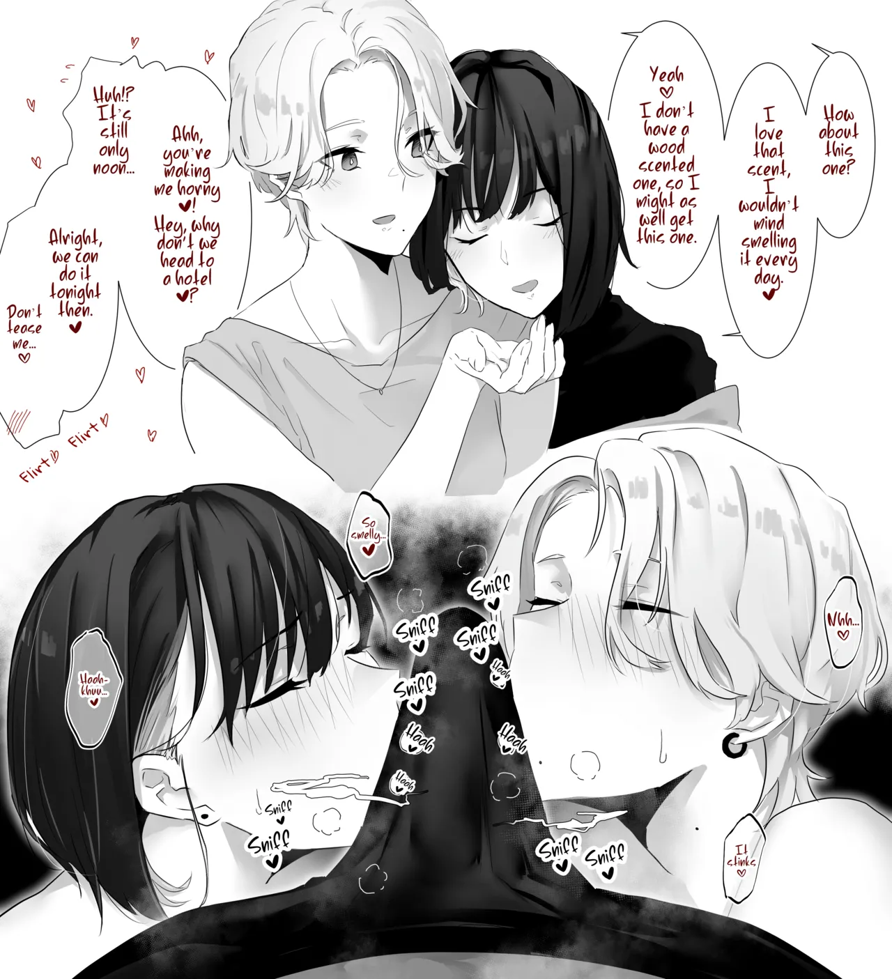 As Lesbians Whose Sex Life is in a Slump and are in Need of New Stimulation, is it Okay for the Scent of Cock to Awaken our Female Instincts? page 39 original parody - sole male nakadashi hentai manga - read online free