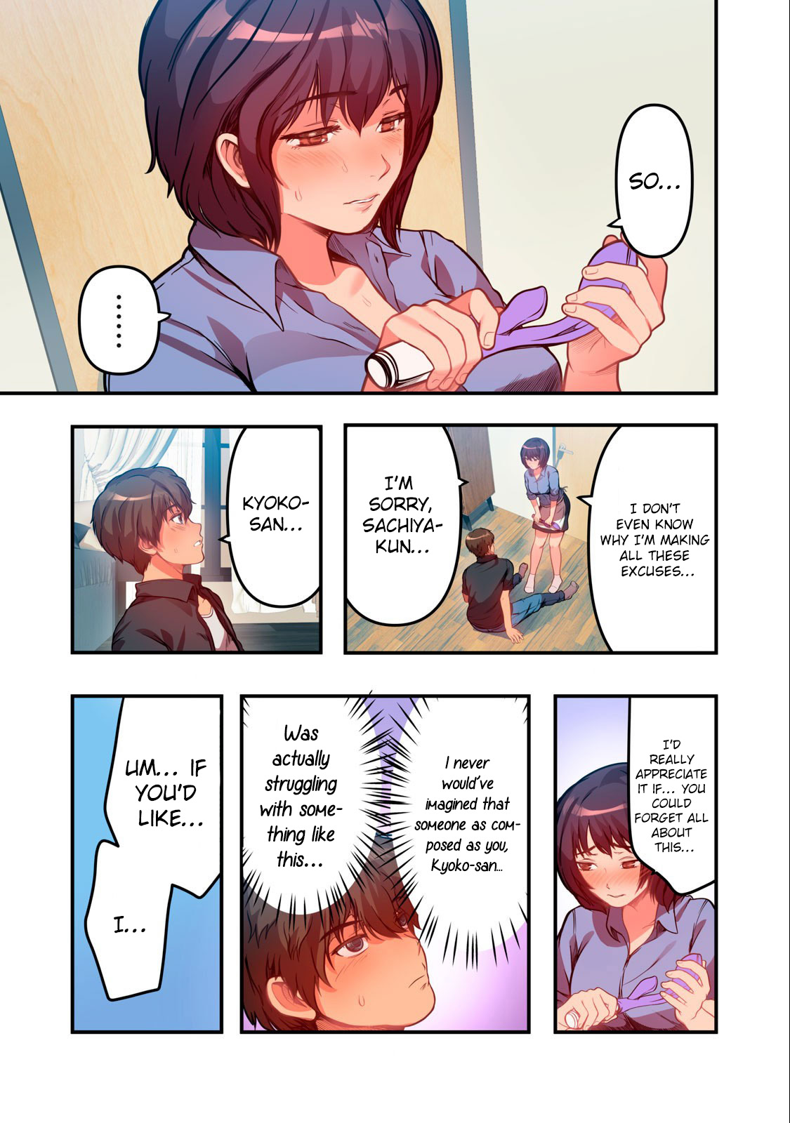 Kyou kara, Hitozuma Mansion ni Nyuukyo shimasu - CHAPTER 5 page 14 - sole female sole male hentai manga - read online free