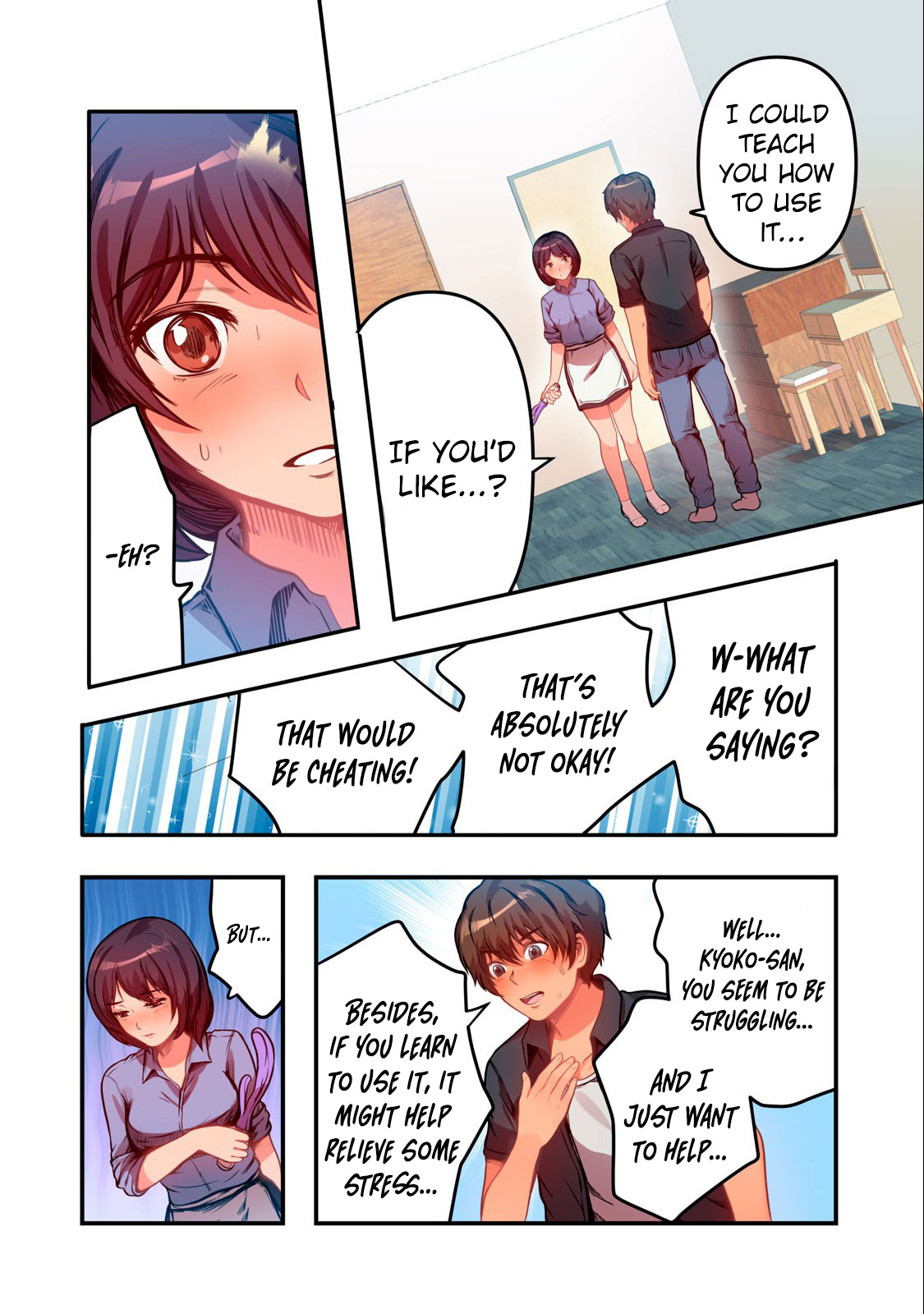 Kyou kara, Hitozuma Mansion ni Nyuukyo shimasu - CHAPTER 5 page 15 - sole female sole male hentai manga - read online free