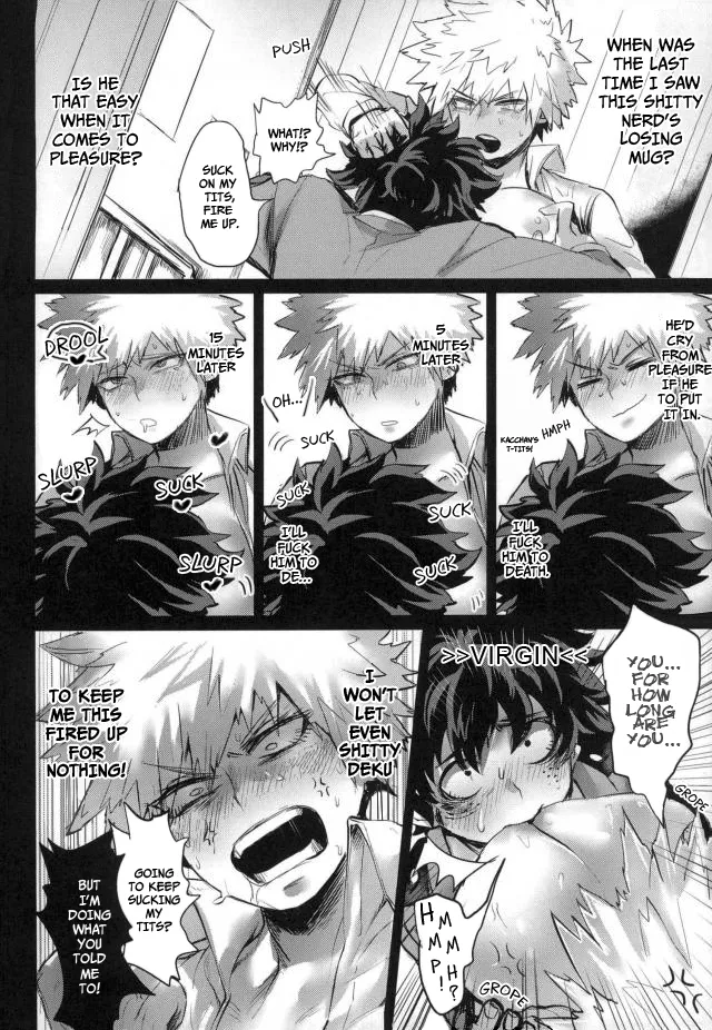 Katsuki Dynamite!! page 13 featuring izuku midoriya my hero academia parody - schoolboy uniform femdom hentai manga - read online free