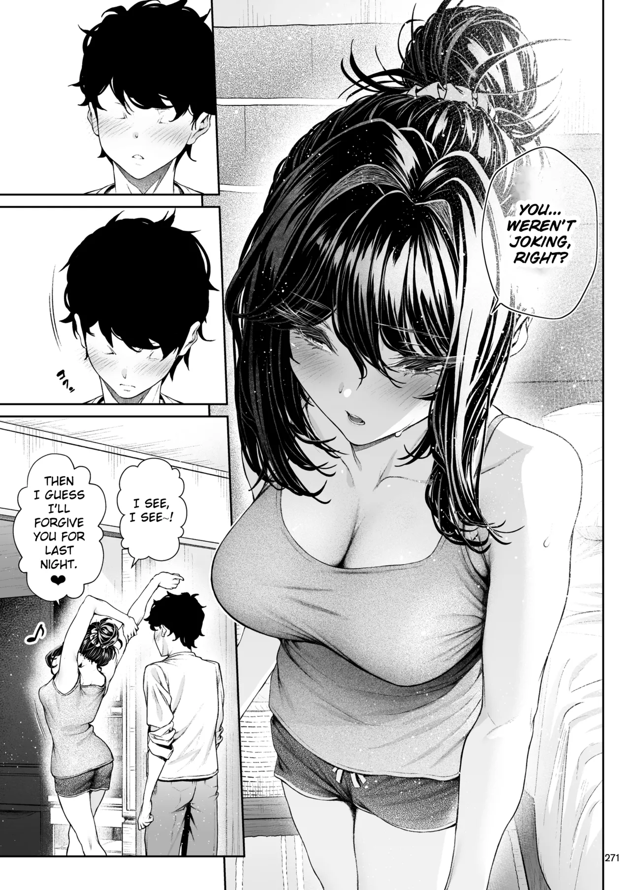 Senpai to Umi no Tsuzuki | The Continuation of Senpai and the Sea page 98 original parody - sole female sole male hentai manga - read online free