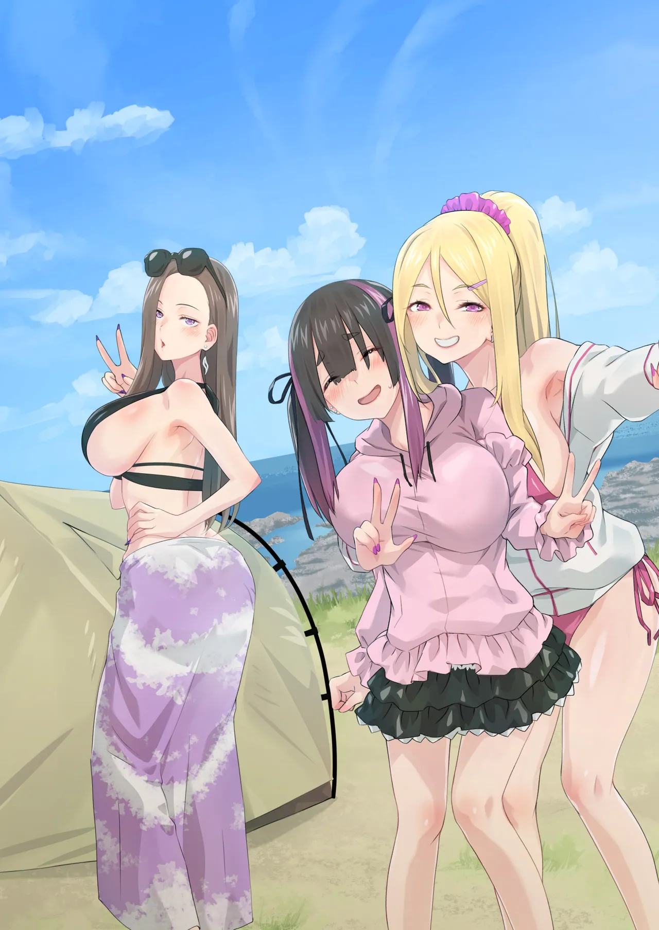 Gal Camp v page 87 original parody - big breasts swimsuit hentai manga - read online free