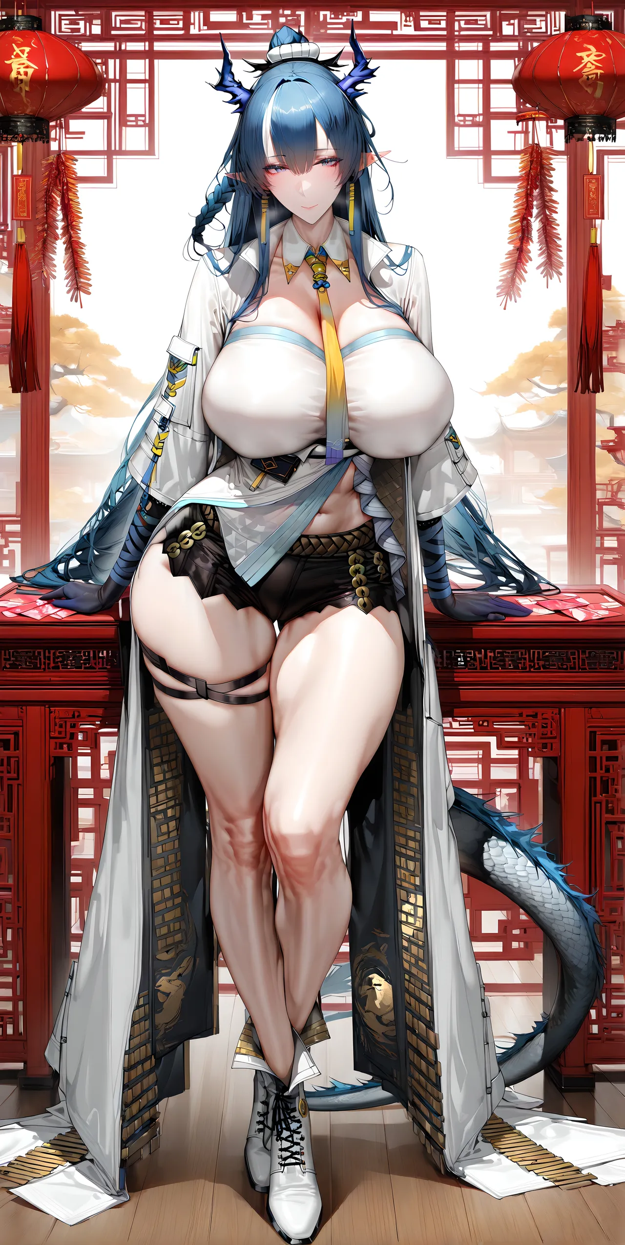 2025 新年快乐丨Happy New Year丨謹賀新年 巨乳加大分 jrjdf ai generated page 277 arknights parody - big breasts huge breasts hentai manga - read online free