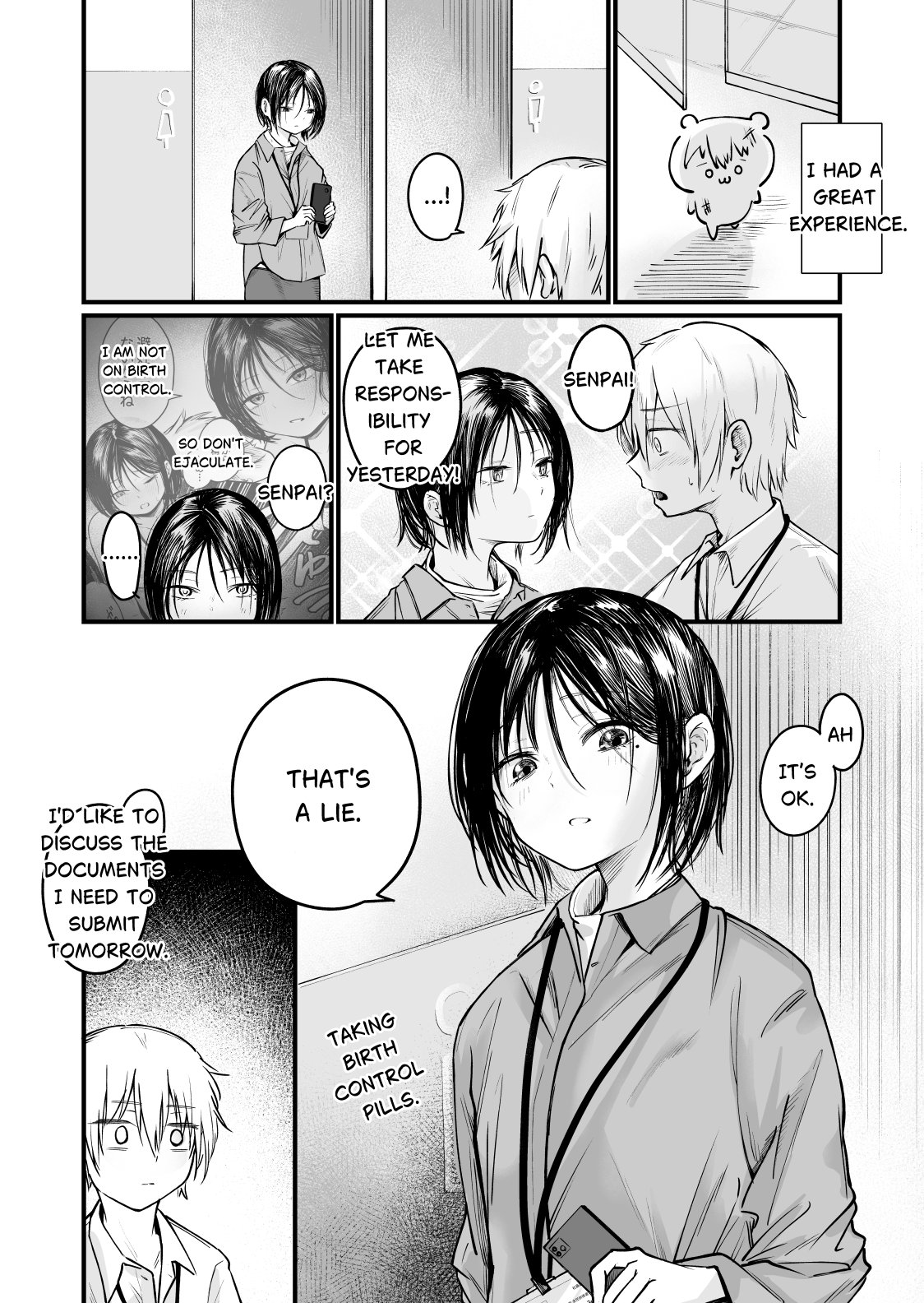 Senpai! I'm Not Your Dildo! Uck! page 25 original parody - handjob humiliation hentai manga - read online free