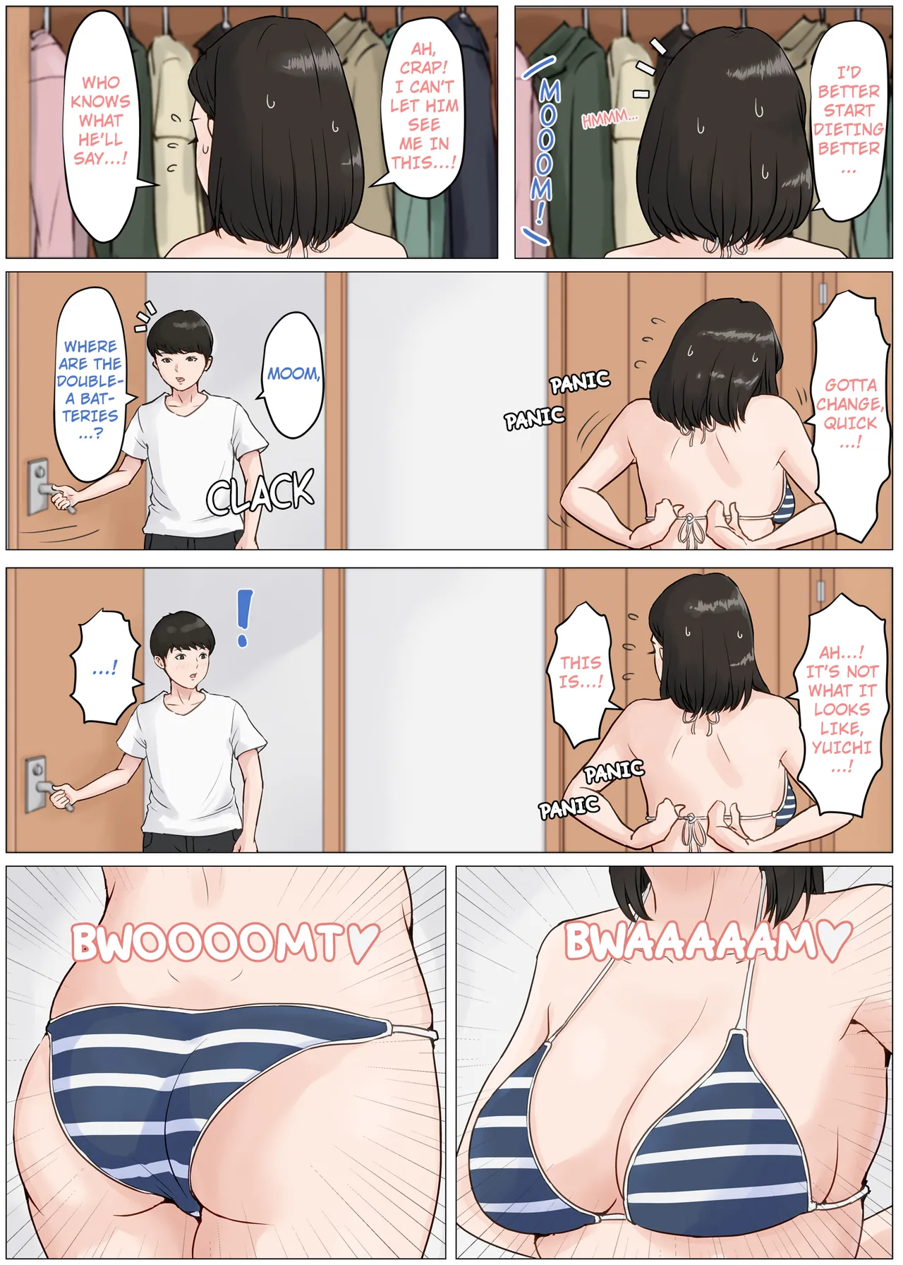 [Horsetail] Kaa-san Janakya Dame Nanda!! 3 ~Natsuyasumi Zenpen~ | Mother and No Other!! 3 ~Summer Holiday First Part~ [With transparency] [English] page 28 original parody - sole female sole male hentai manga - read online free