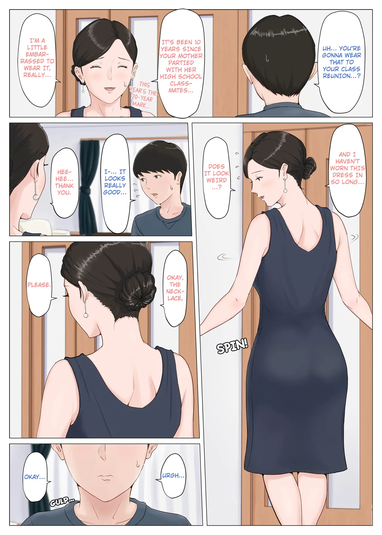 [Horsetail] Kaa-san Janakya Dame Nanda!! 5 ~Kanketsuhen Zenpen~| Mother and No Other!! 5 ~Conclusion First Part~ [[With transparency] [English] page 34 original parody - sole female sole male hentai manga - read online free