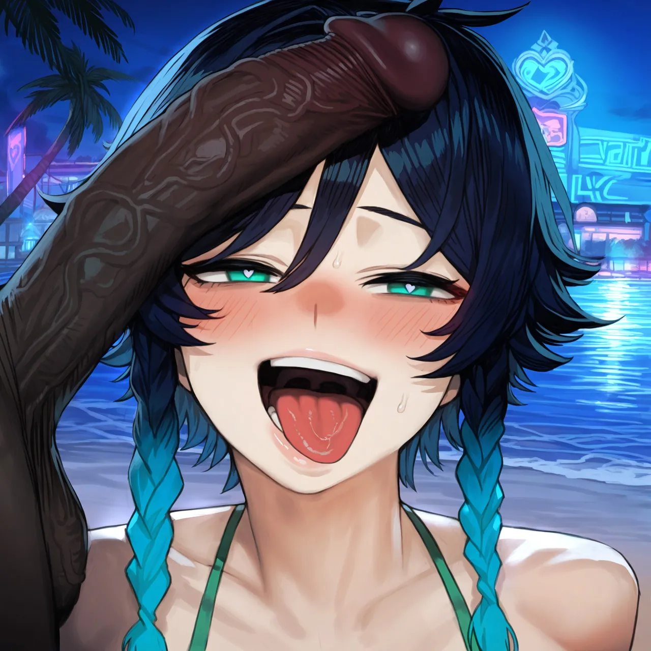 Fem venti 1-A dot ai generated page 27 featuring venti genshin impact parody - swimsuit big penis hentai manga - read online free