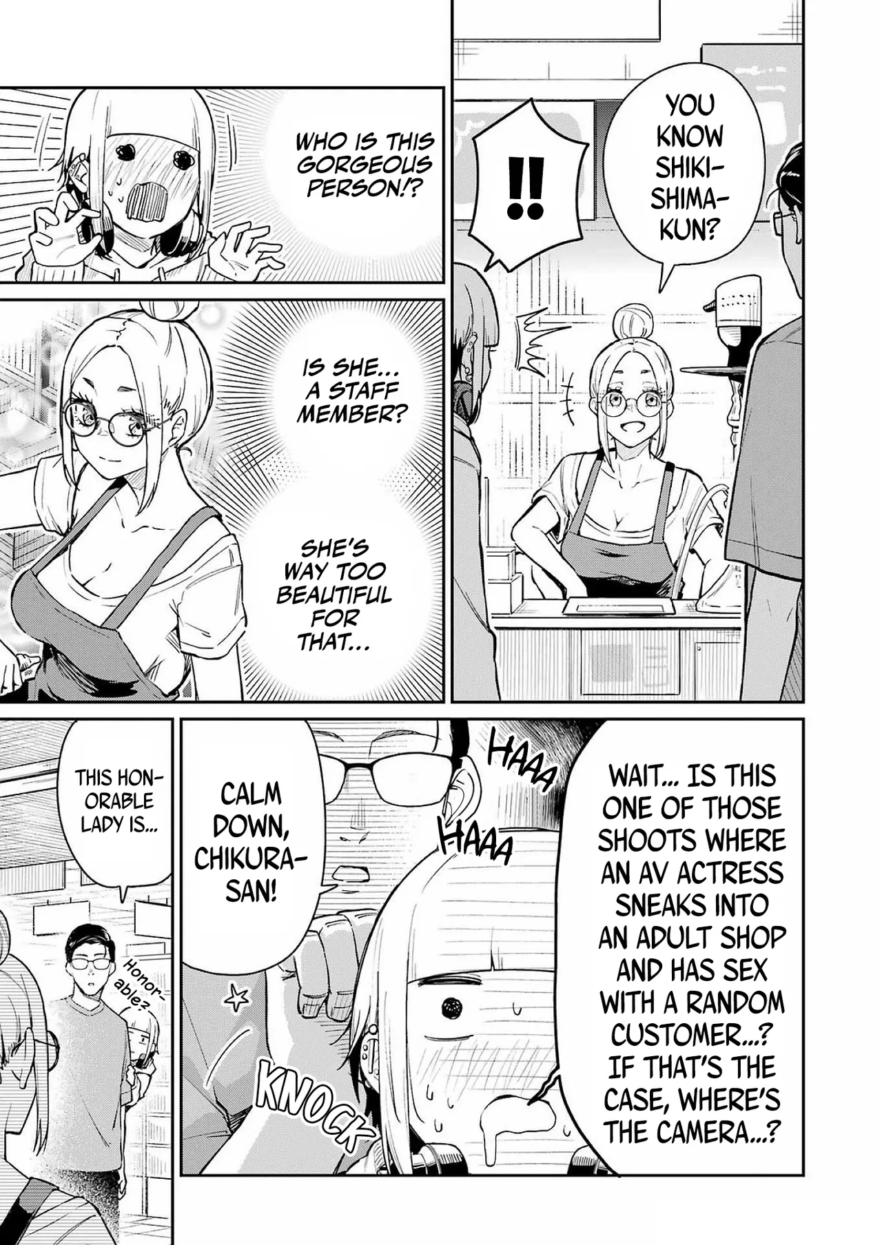 [Matsutake Ume & Matsumoto Komikan] Tamagawa-san Detemashita? - CHAPTER 6 page 10 - big breasts glasses hentai manga - read online free