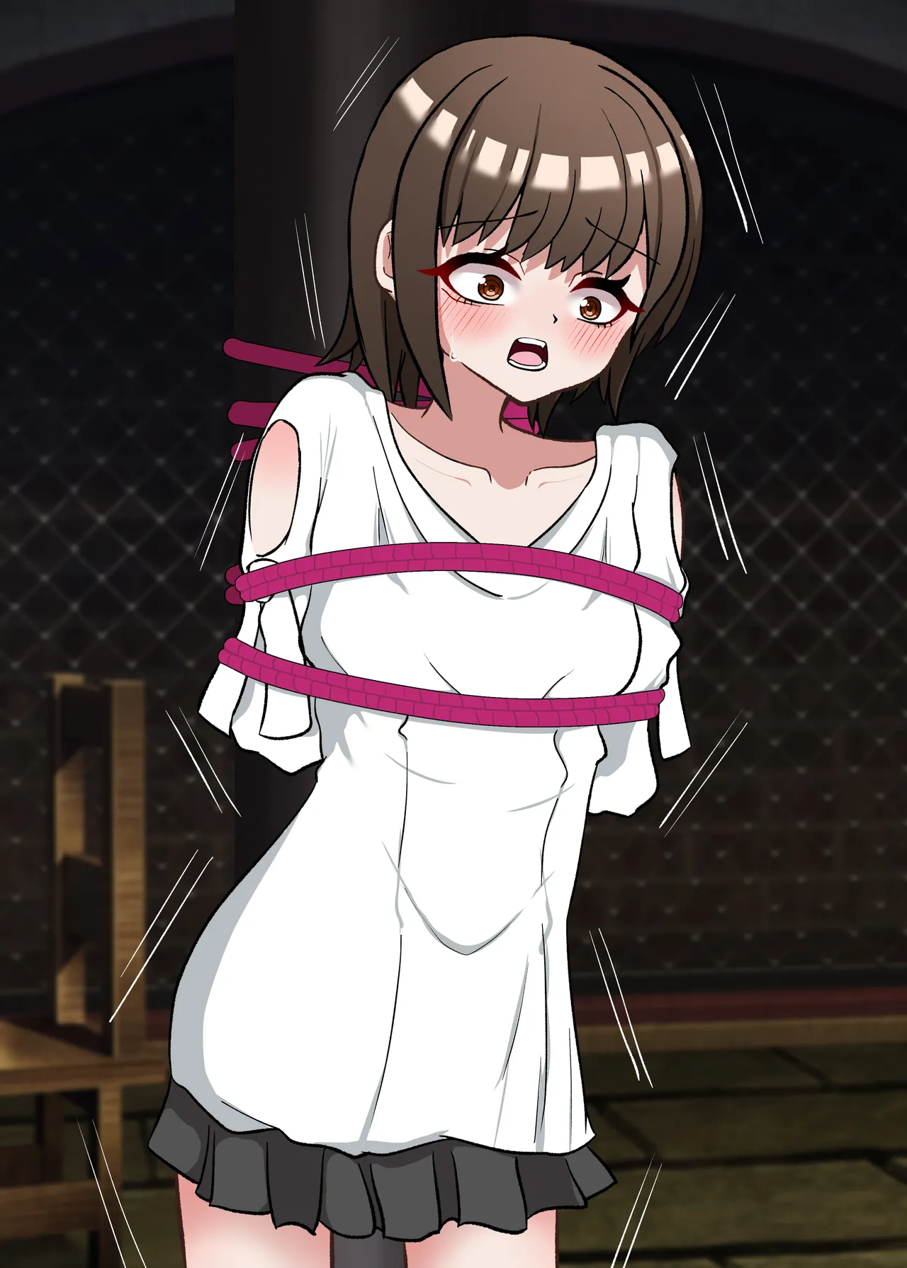 Tensei shitara soku kinbaku dorei ni otosarete tsunde shimaimashita page 35 original parody - sole female nakadashi hentai manga - read online free