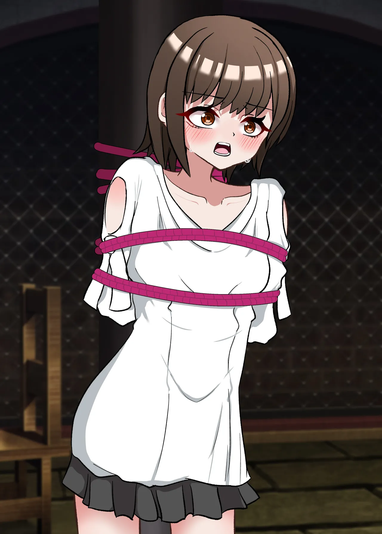 Tensei shitara soku kinbaku dorei ni otosarete tsunde shimaimashita page 37 original parody - sole female nakadashi hentai manga - read online free