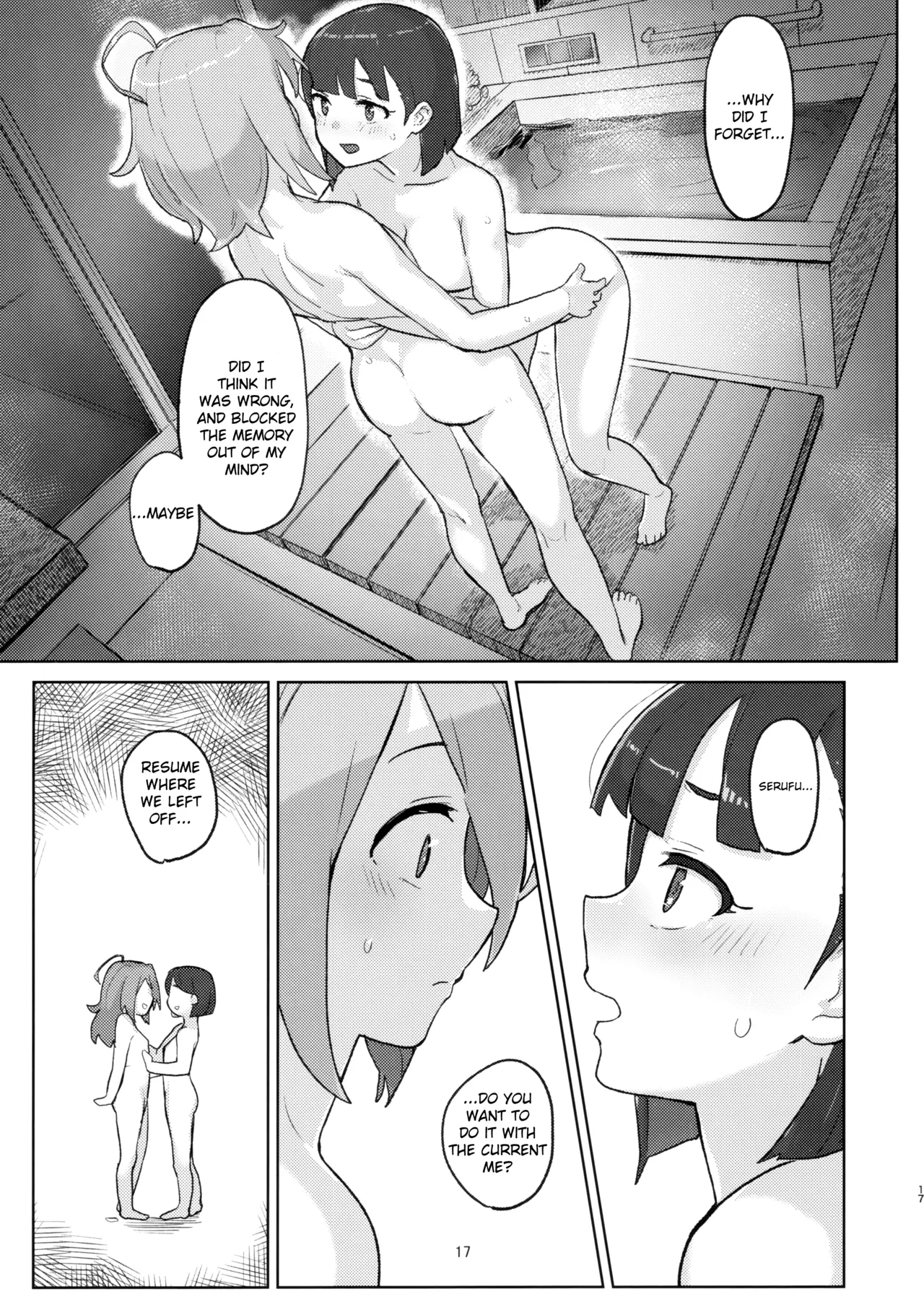 (C103) [JoriJori Nogii (Aimitsu) DIY tte Doppuri Icha Icha Utopia!?R (Do It Yourself!!) [English] page 16 featuring serufu yua do it yourself parody - females only yuri hentai manga - read online free
