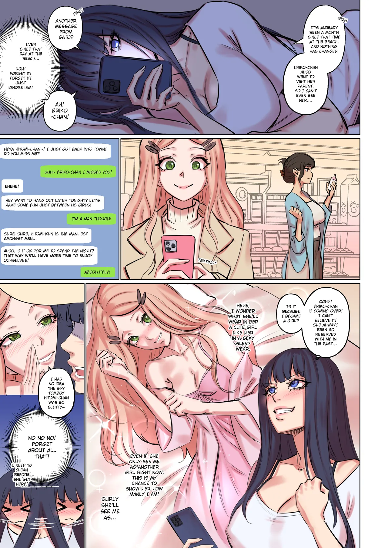 Alien abduction page 62 original parody - swimsuit bikini hentai manga - read online free