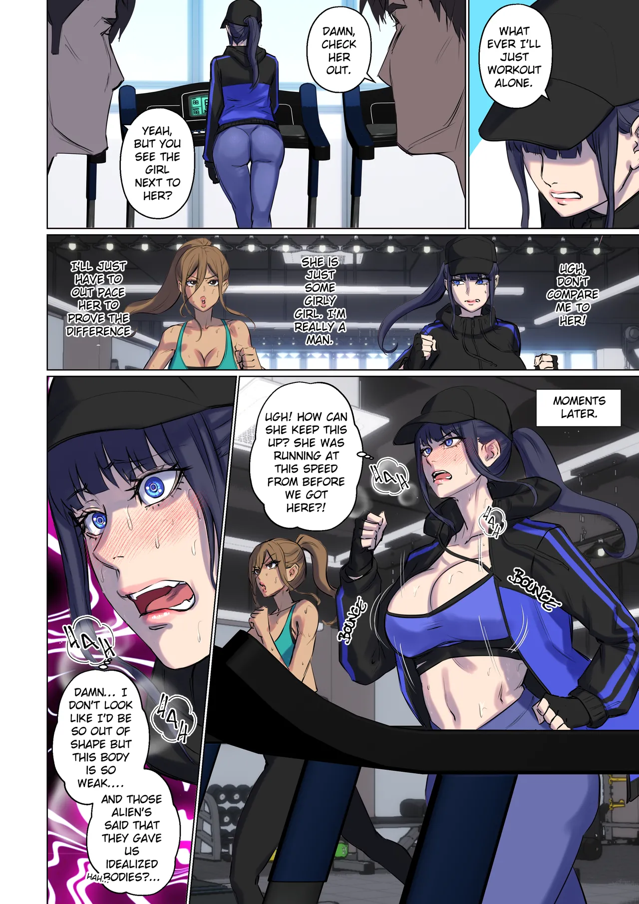 Alien abduction page 84 original parody - swimsuit bikini hentai manga - read online free