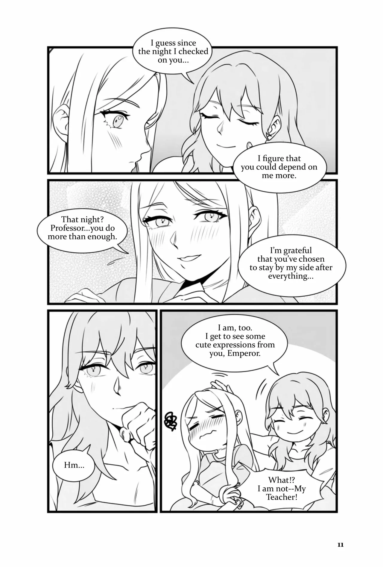 My Heart's a Secret page 11 featuring byleth eisner fire emblem parody - yuri females only hentai manga - read online free