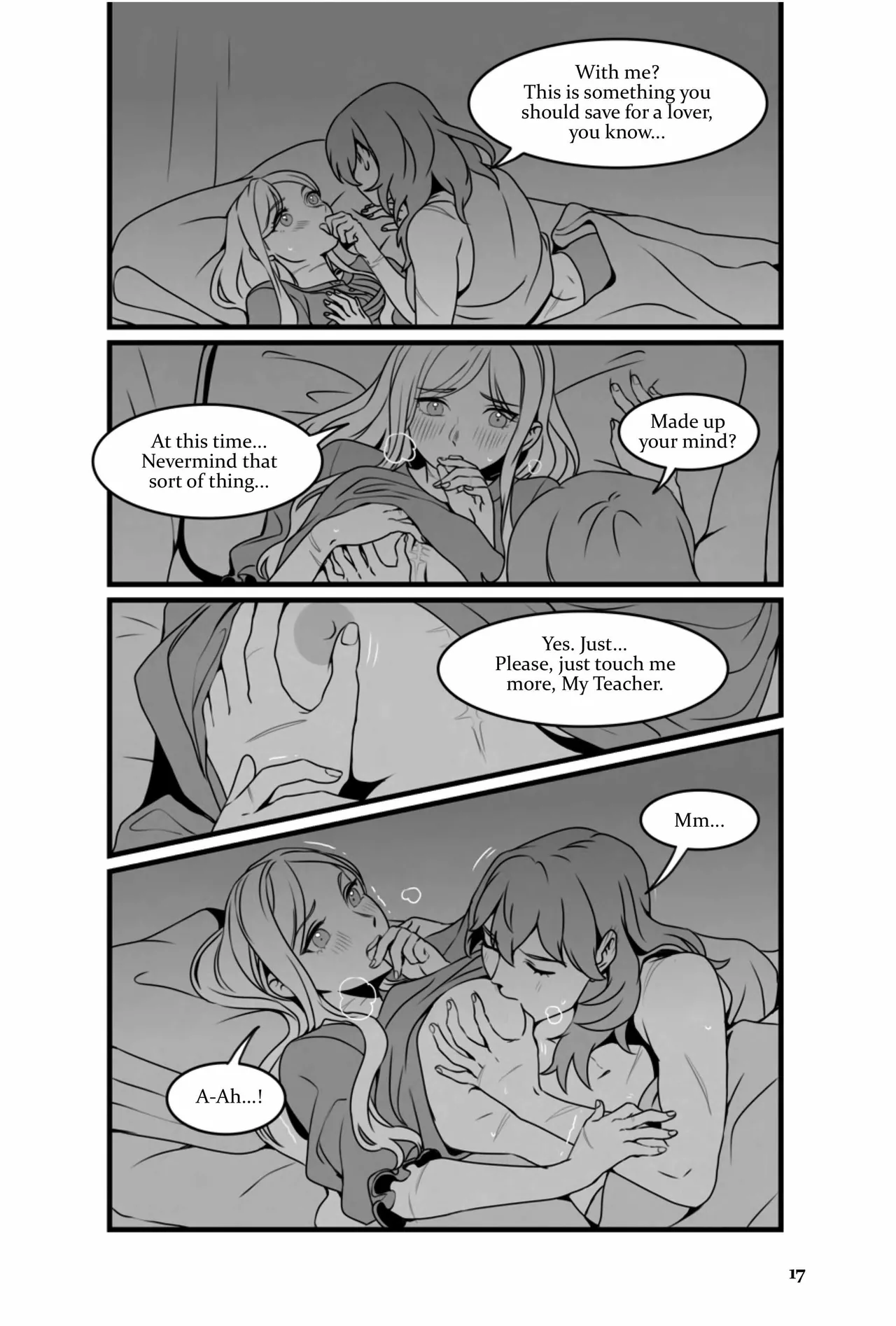 My Heart's a Secret page 17 featuring byleth eisner fire emblem parody - yuri females only hentai manga - read online free
