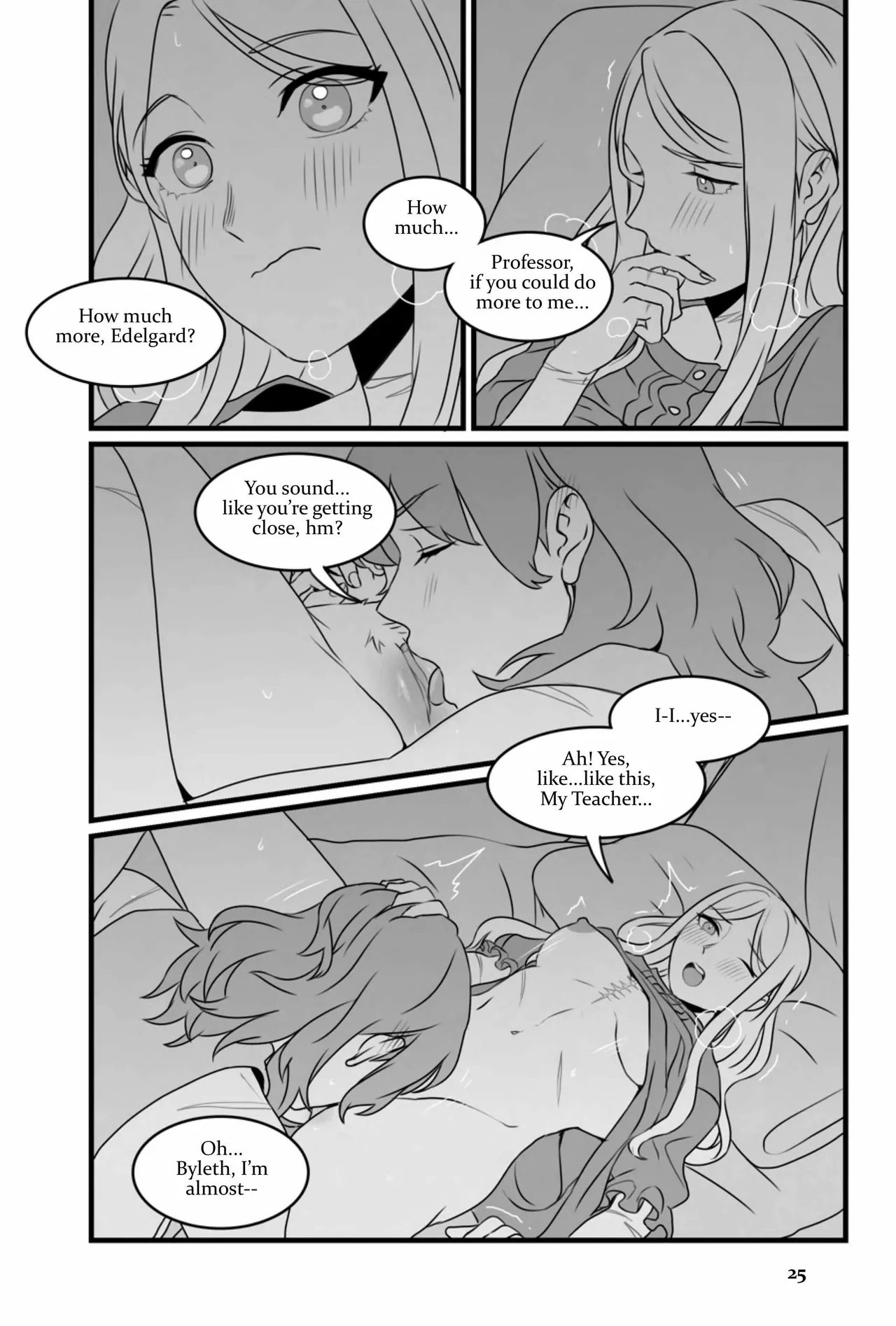 My Heart's a Secret page 25 featuring byleth eisner fire emblem parody - yuri females only hentai manga - read online free