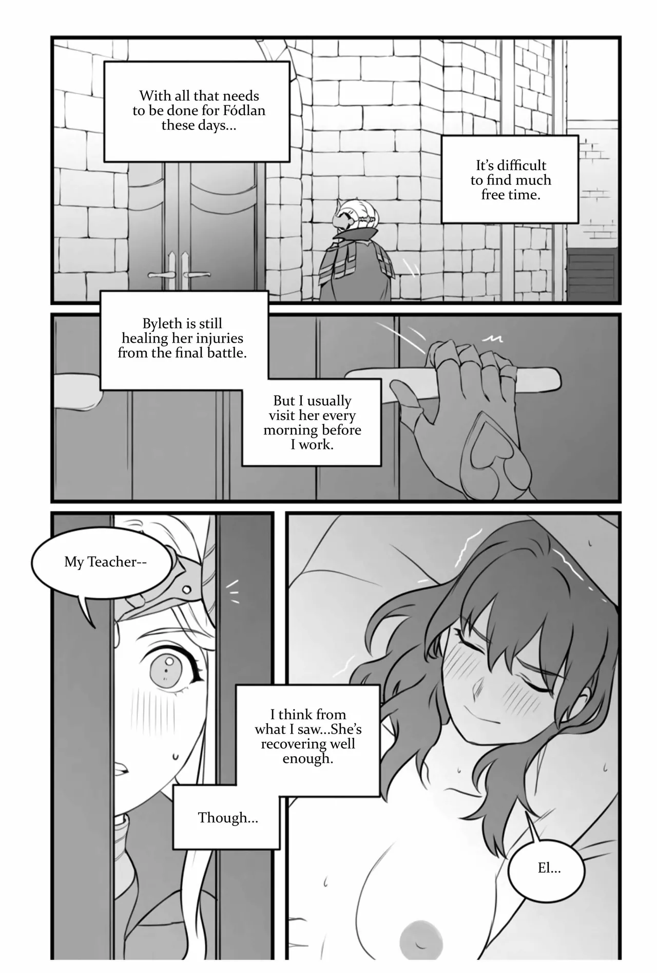 My Heart's a Secret page 40 featuring byleth eisner fire emblem parody - strap-on females only hentai manga - read online free