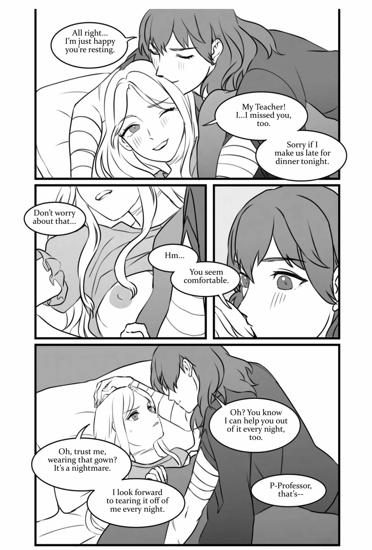 My Heart's a Secret page 52 featuring byleth eisner fire emblem parody - strap-on females only hentai manga - read online free