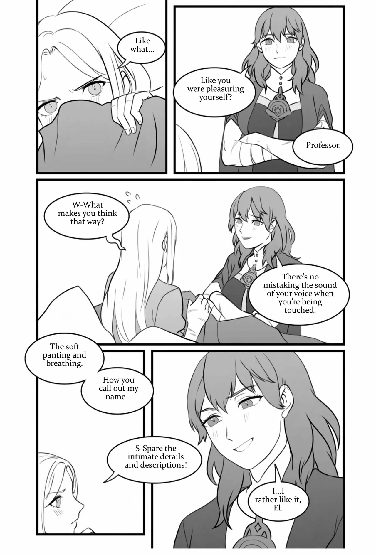 My Heart's a Secret page 54 featuring byleth eisner fire emblem parody - strap-on females only hentai manga - read online free
