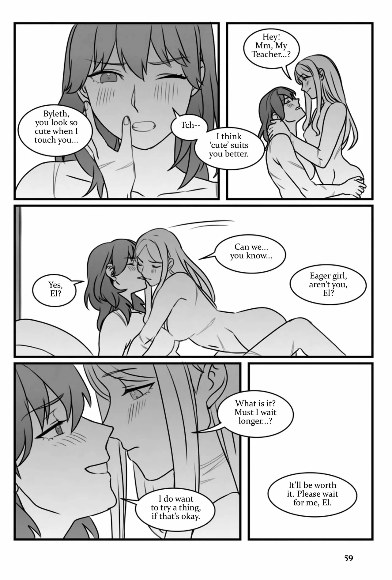 My Heart's a Secret page 59 featuring byleth eisner fire emblem parody - strap-on females only hentai manga - read online free
