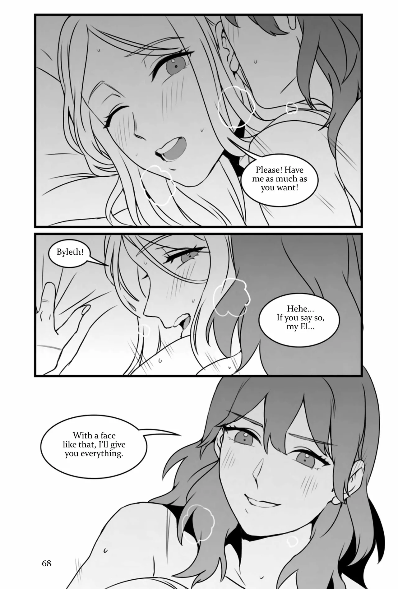 My Heart's a Secret page 68 featuring byleth eisner fire emblem parody - yuri females only hentai manga - read online free