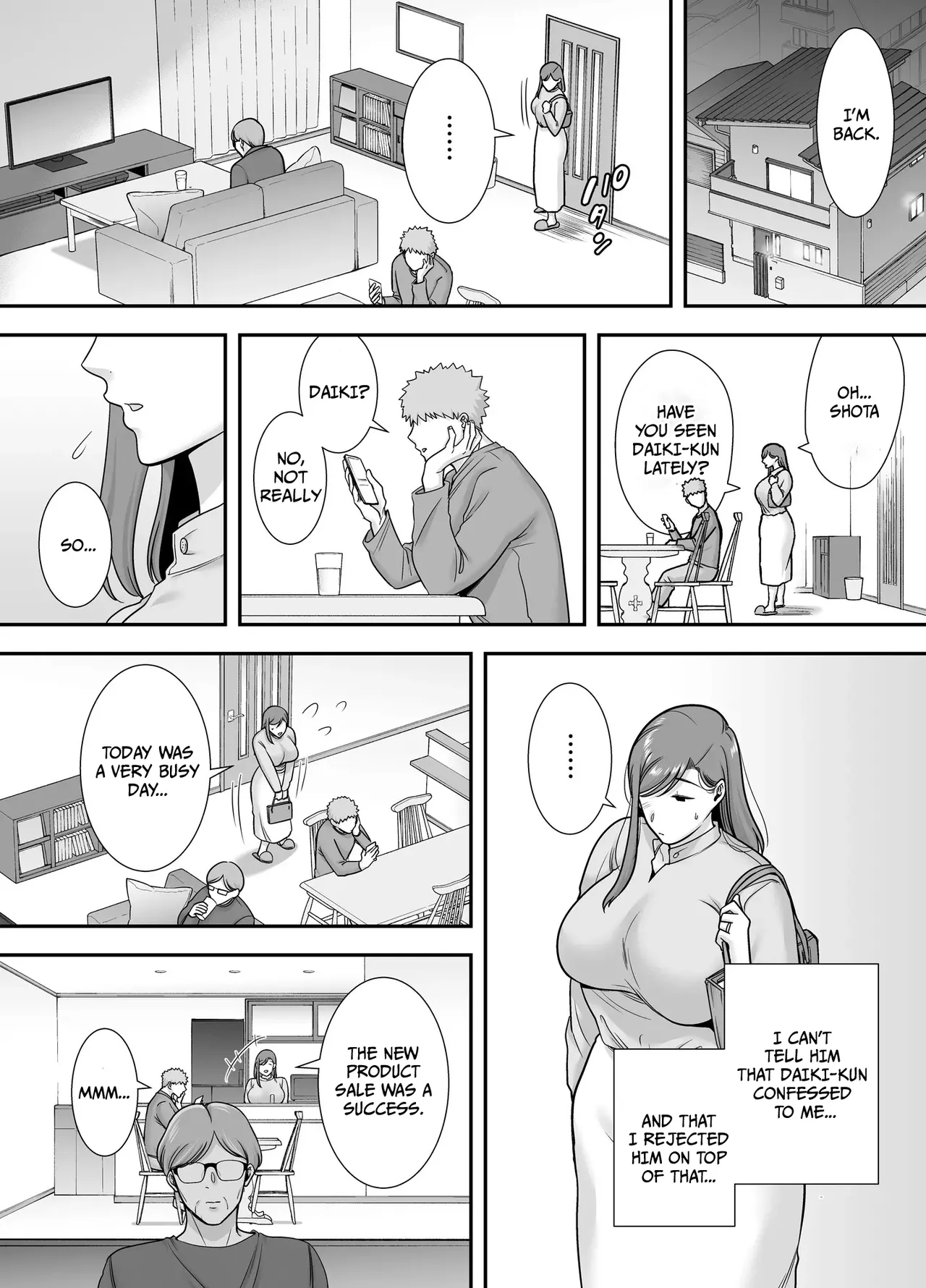 [Ogon Shinshi Club (Cloudy)] Mariko-san to Boku ~Beit Saki no Hitozuma to no Furin Kankei~ | Mariko-san and Me ~An Affair with a Married Woman from My Part-Time Job~ [English] [DerekProjects] [Digital] page 9 original parody - sole female sole male hentai manga - read online free