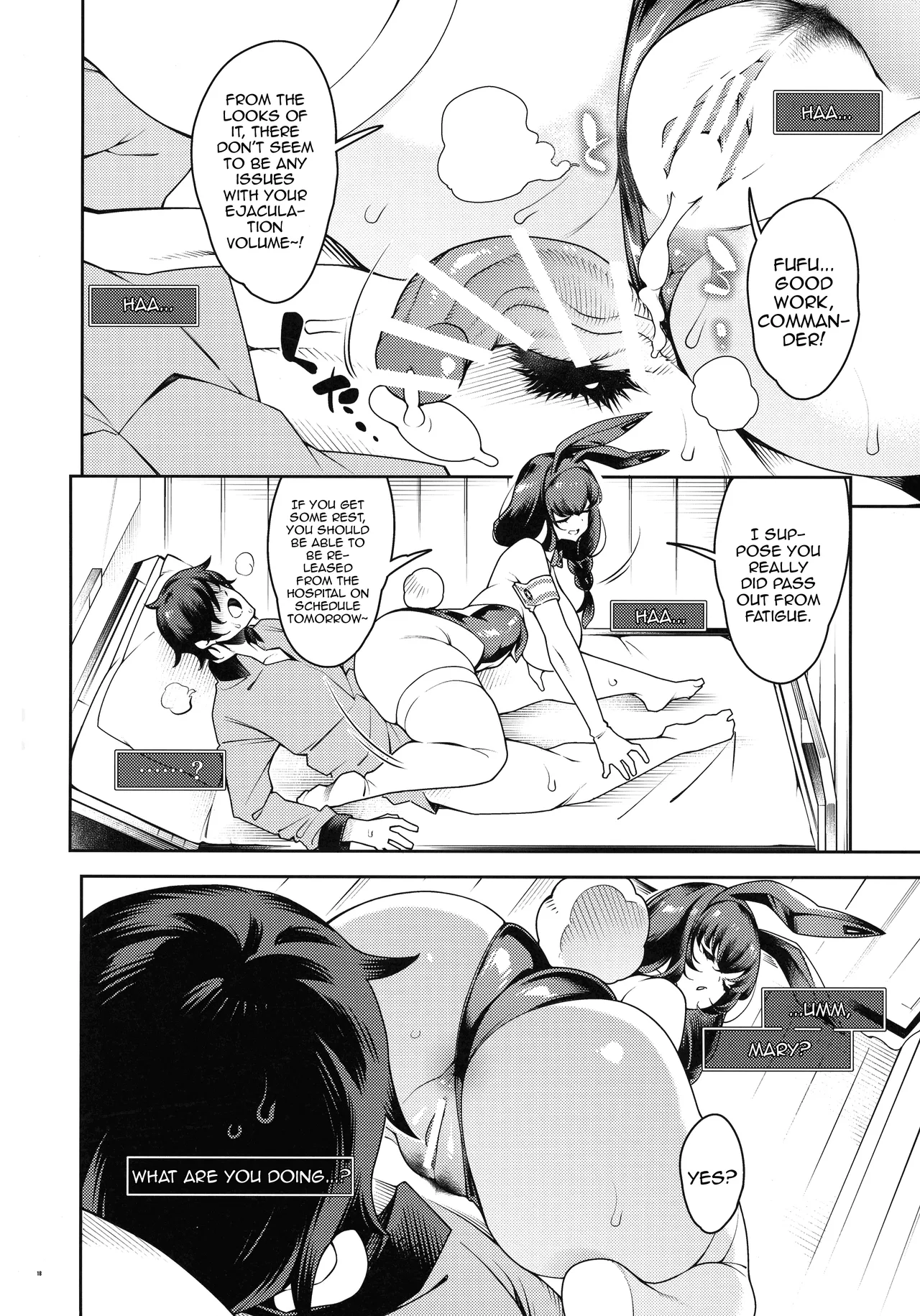 Ecchi de Bunny de Oisha-san | The Lewd Bunny Doctor page 18 featuring shikikan goddess of victory nikke parody - sole female sole male hentai manga - read online free