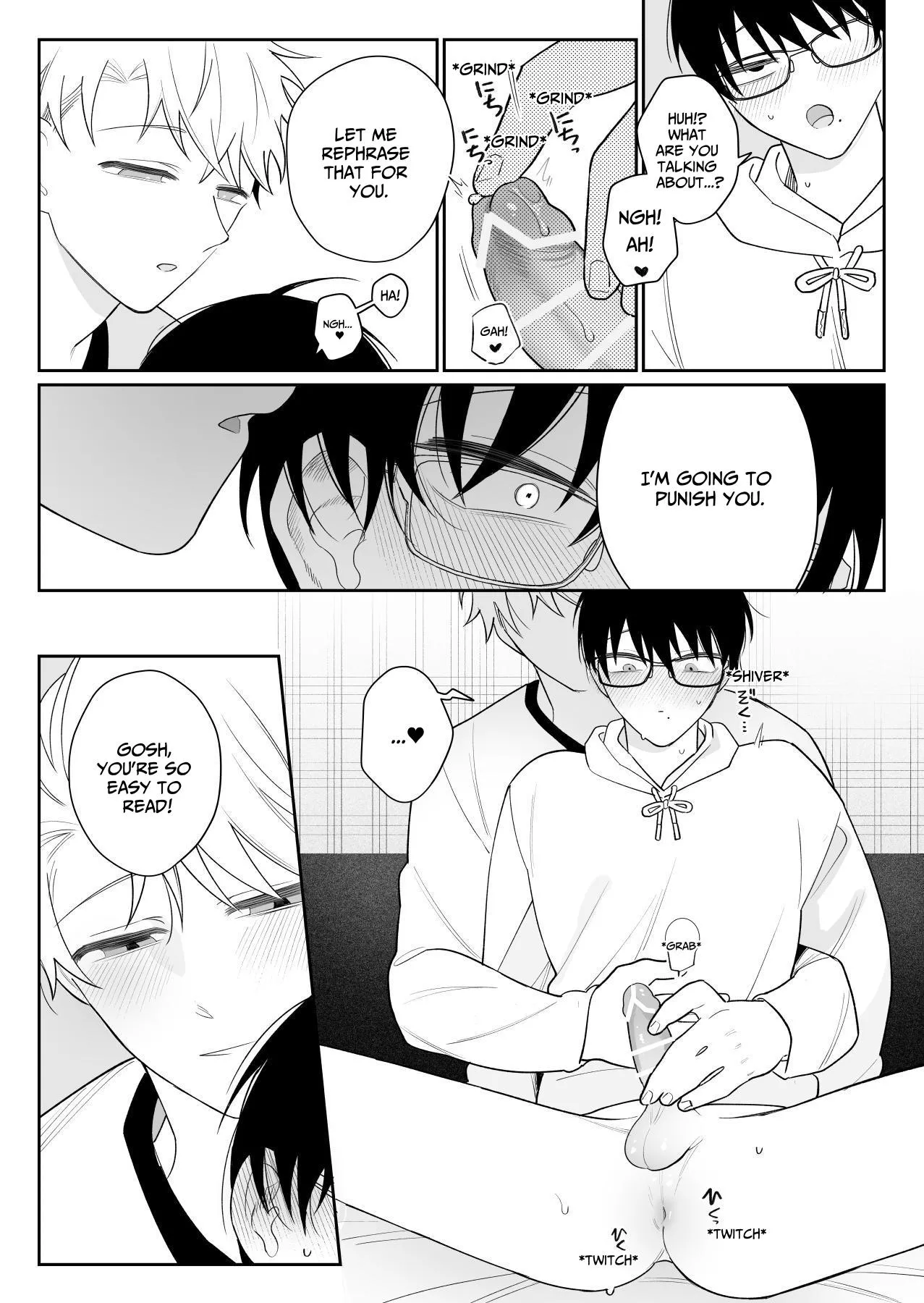 Yurukute Zakokute Naka no Ii Tomodachi 2 | My Loose And Noob Best Friend 2 page 22 original parody - handjob glasses hentai manga - read online free