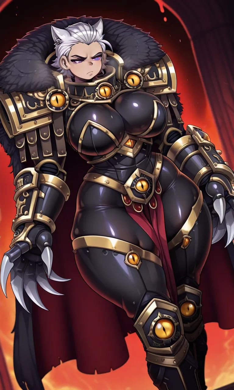 Warhammer 40k - Fem-Horus daidoujipv ai generated - Page 10