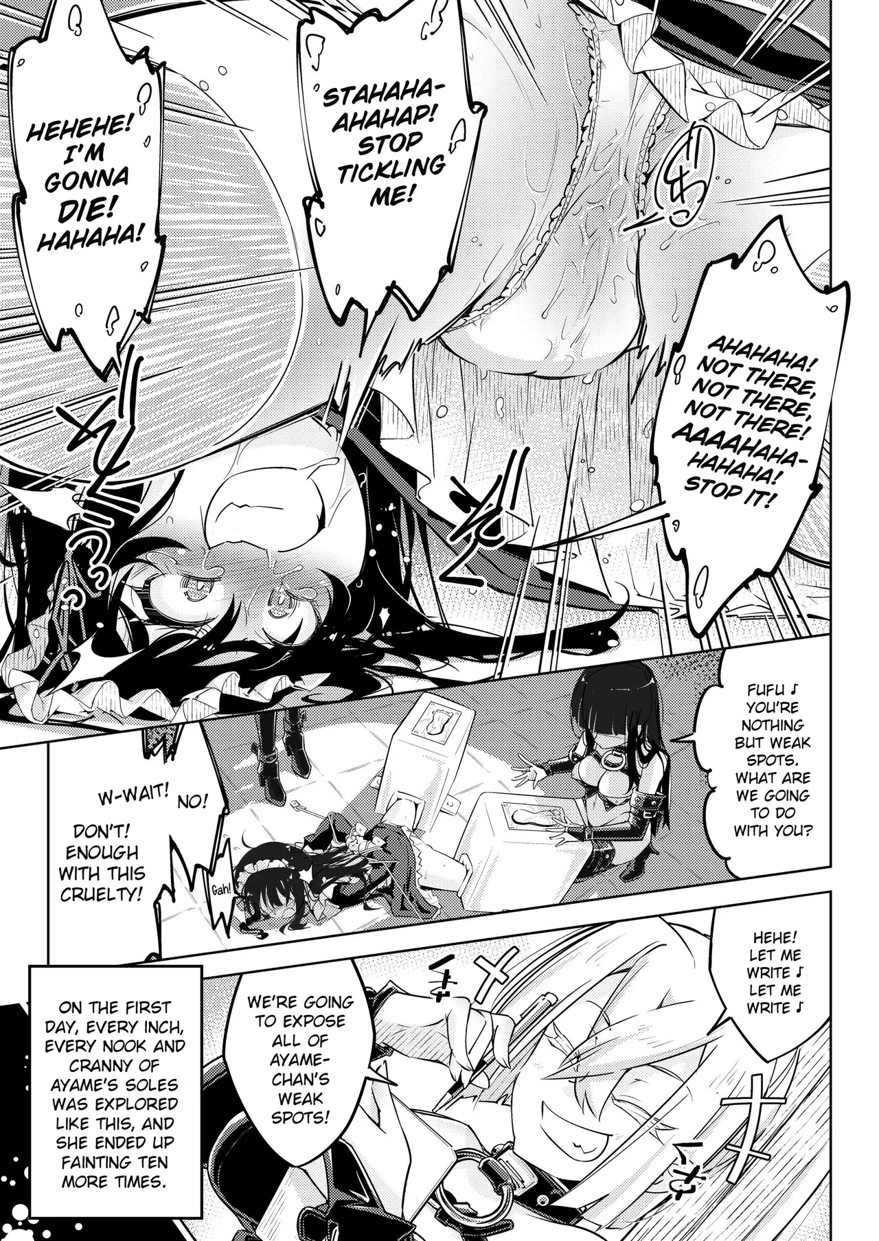 Young Rich's Girl Fall Into Foot Tickling Hell + Bonus Page page 20 original parody - maid sweating hentai manga - read online free