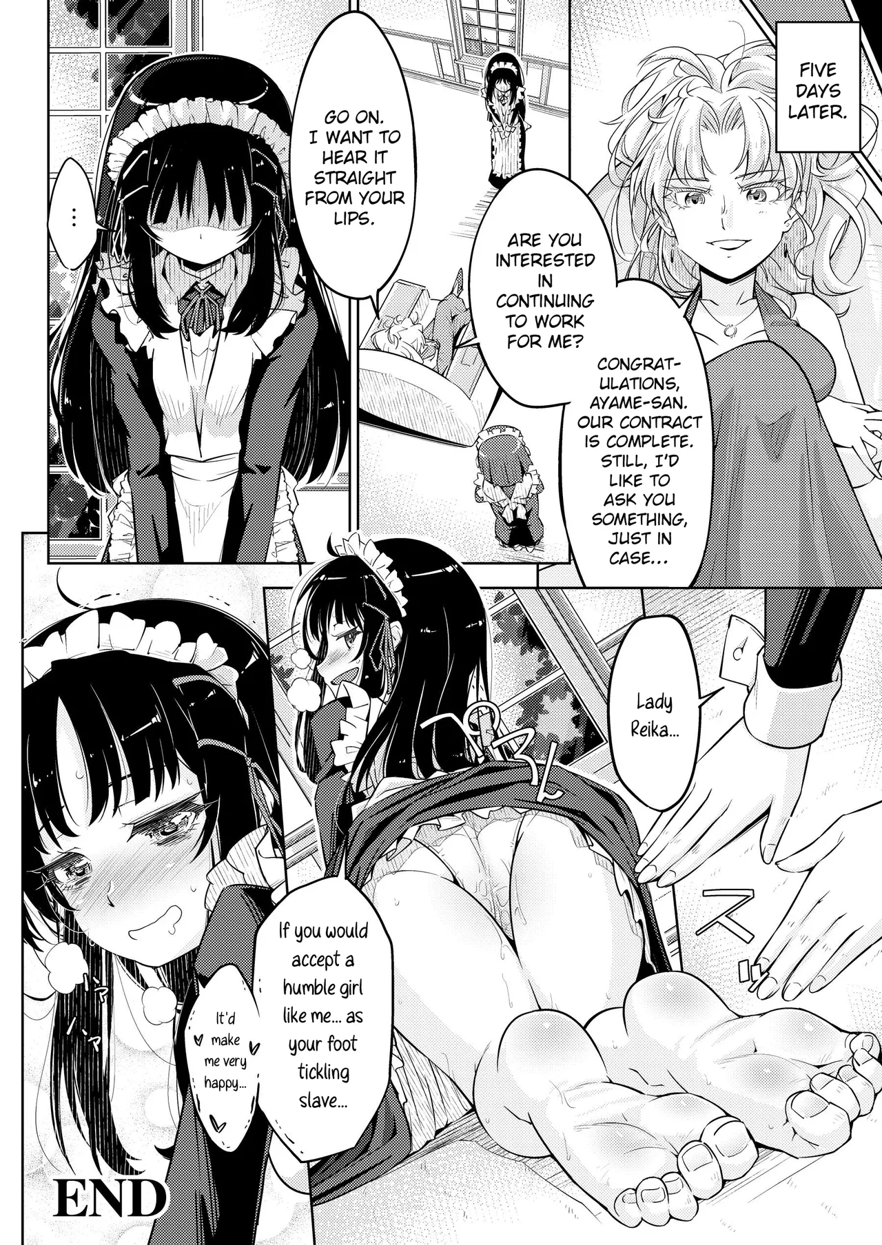 Young Rich's Girl Fall Into Foot Tickling Hell + Bonus Page page 31 original parody - females only sweating hentai manga - read online free